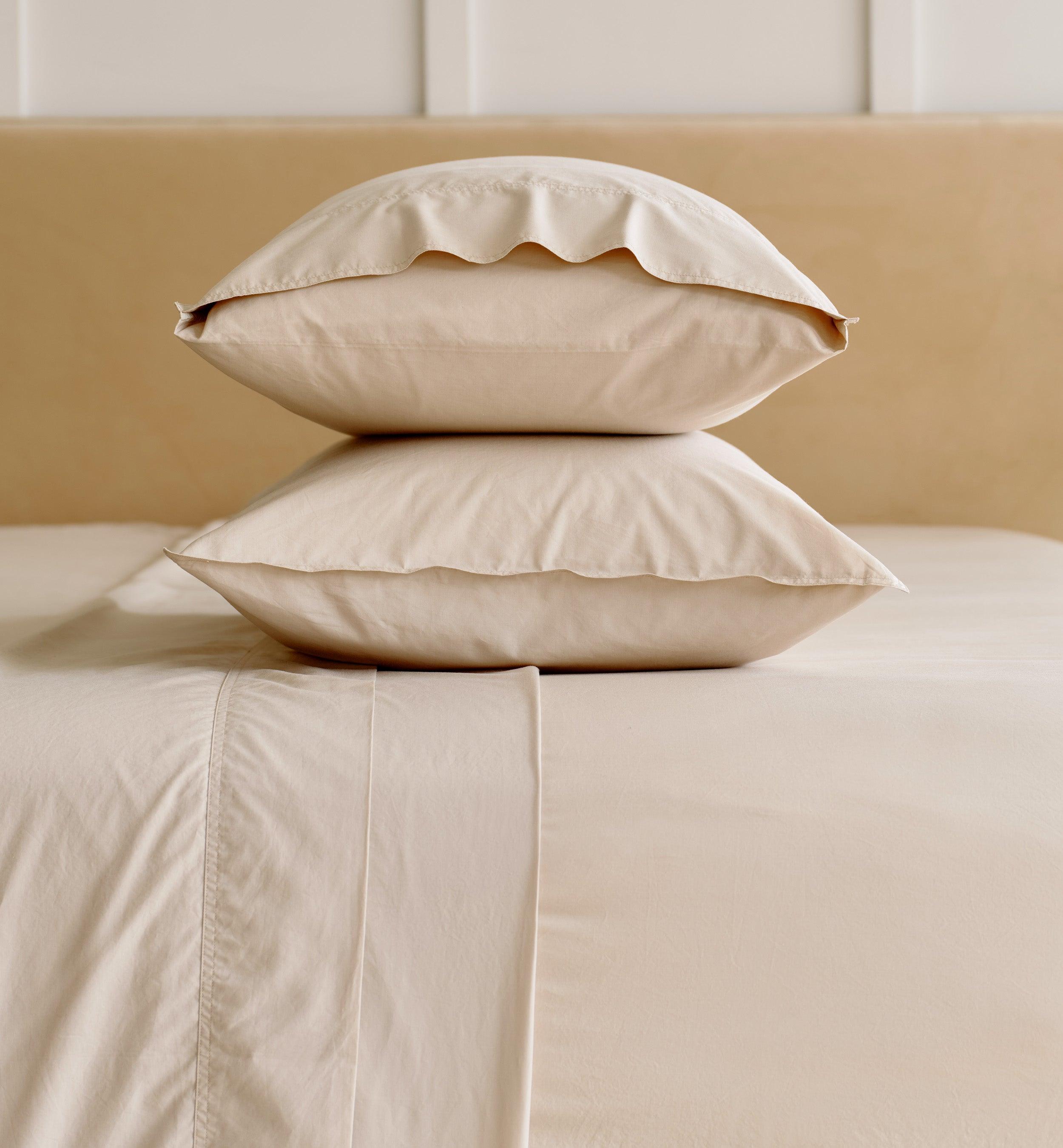 Perfect Blend 6535 Cotton TENCEL™ Percale Sheet Set - Double Stitch By Bedsure