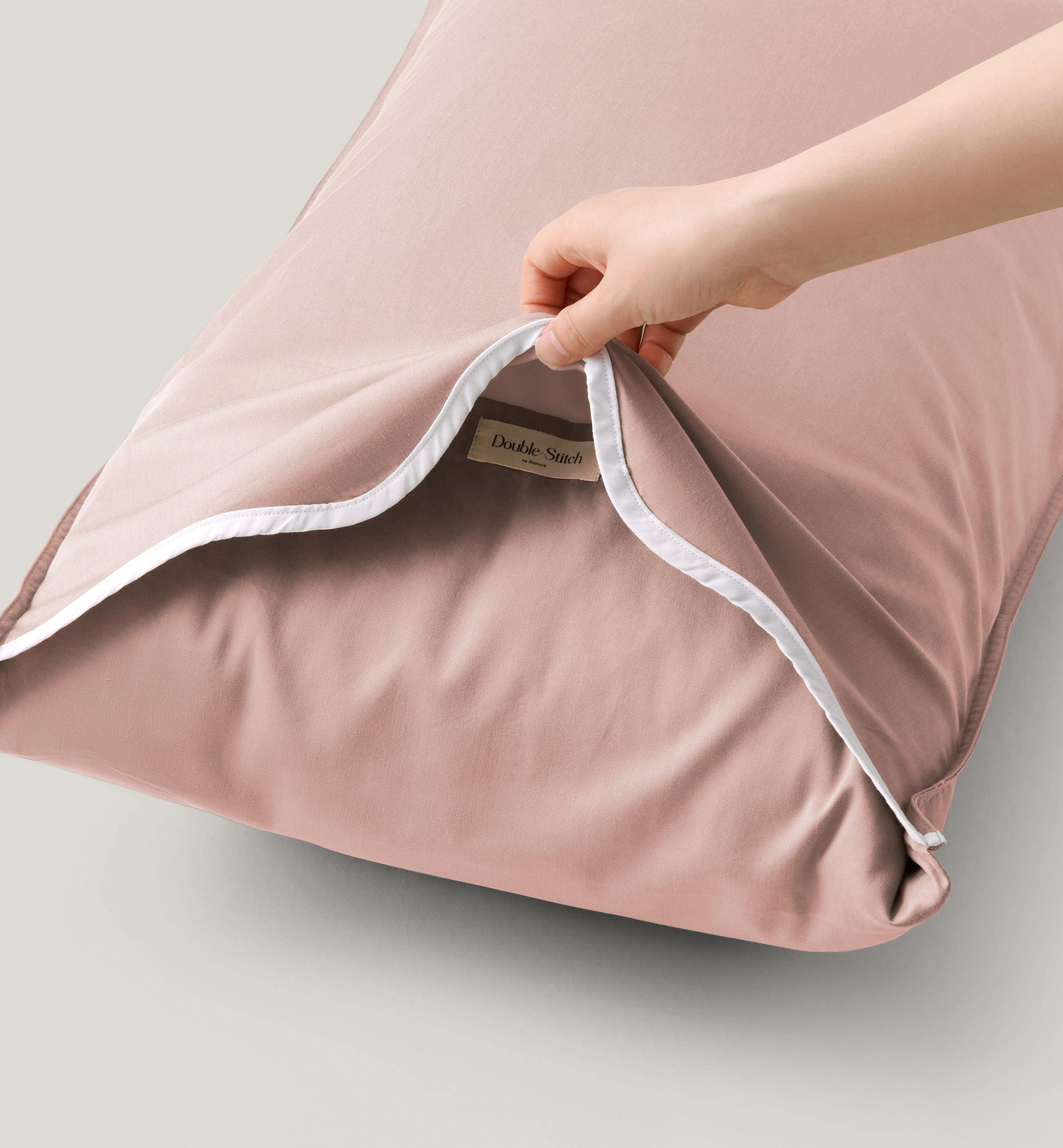 Cotton TENCEL™ Scalloped Pillowcases - Double Stitch By Bedsure