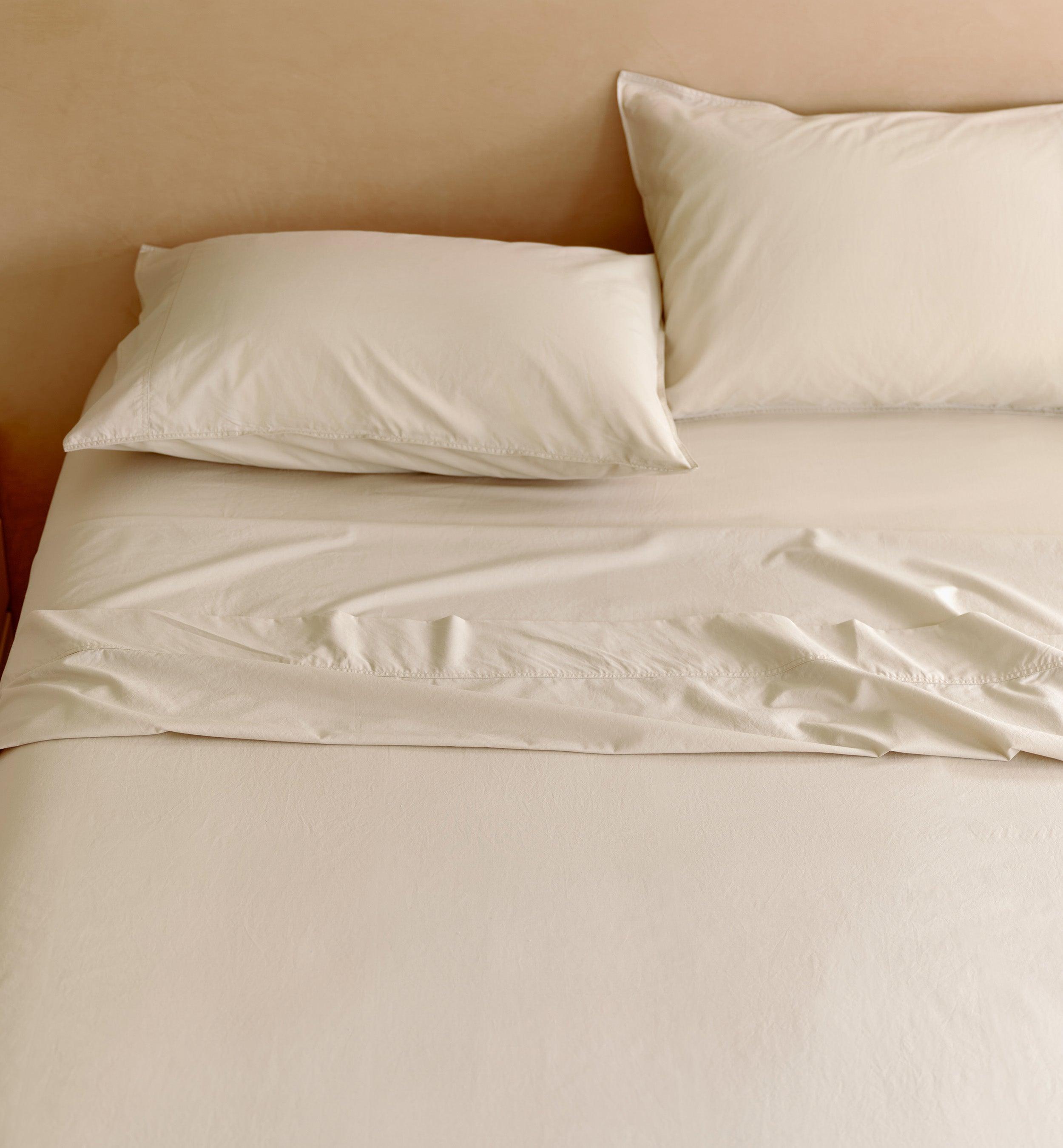 Perfect Blend 6535 Cotton TENCEL™ Percale Sheet Set - Double Stitch By Bedsure