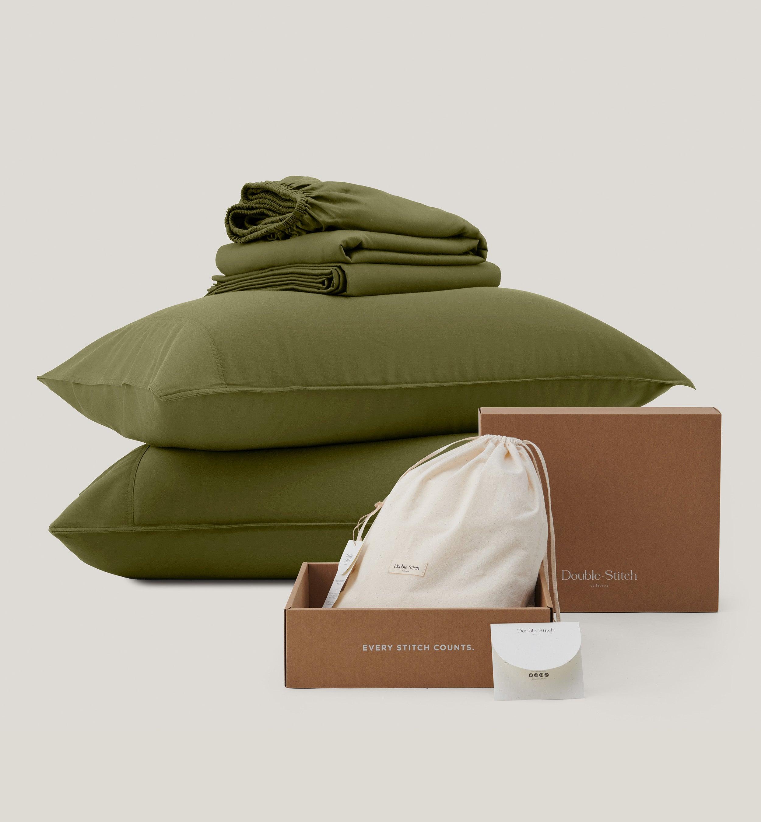 Cotton TENCEL™ Sateen Sheet Set - Double Stitch By Bedsure