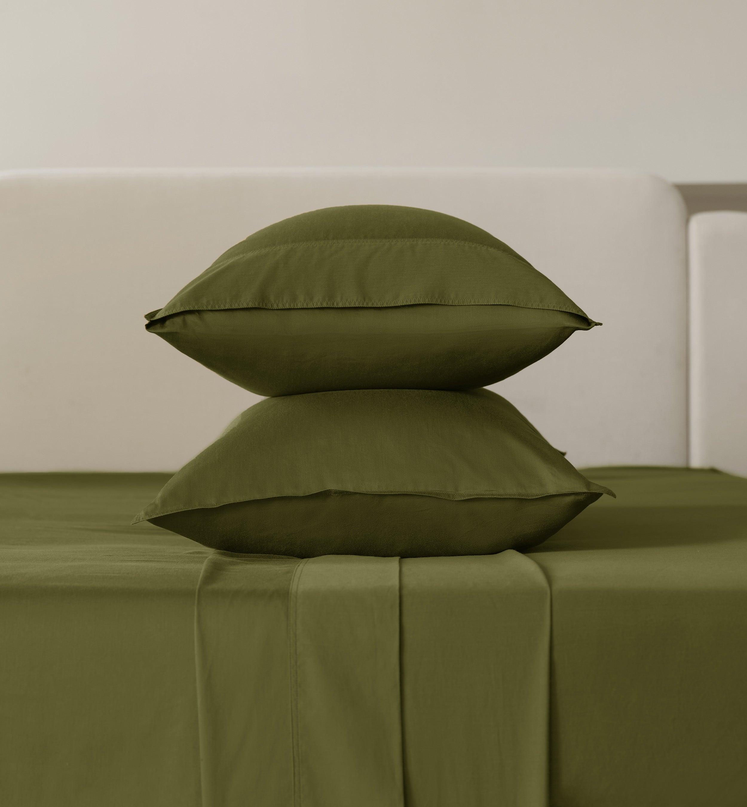 Cotton TENCEL™ Sateen Sheet Set - Double Stitch By Bedsure