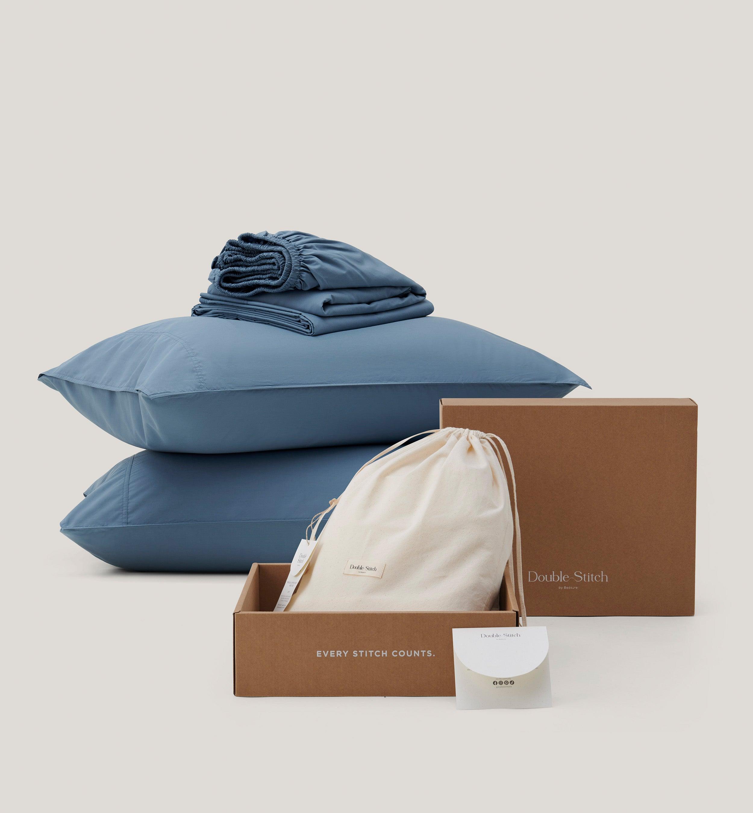 Perfect Blend 6535 Cotton TENCEL™ Percale Sheet Set - Double Stitch By Bedsure