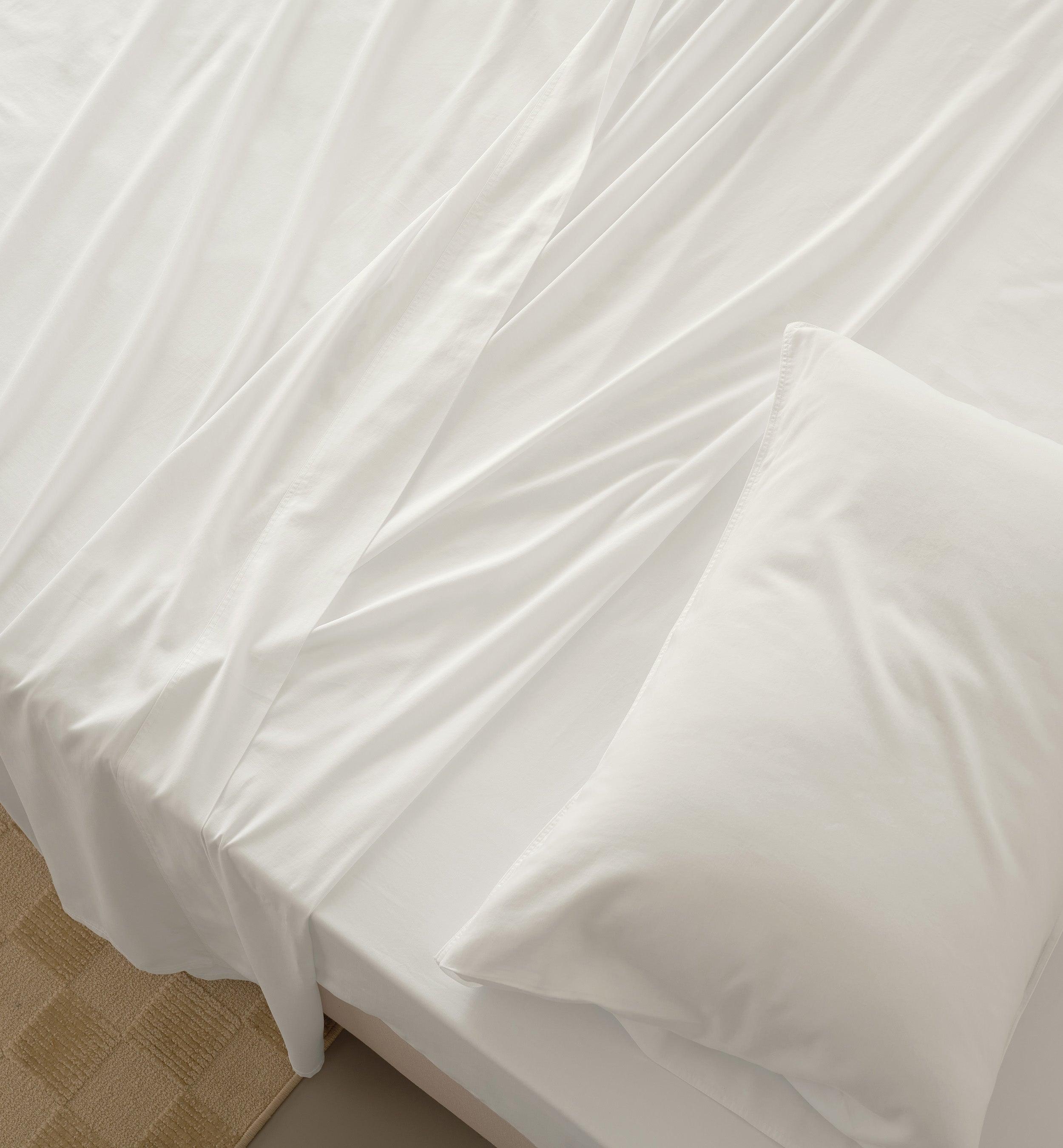 Cotton TENCEL™ Sateen Sheet Set - Double Stitch By Bedsure