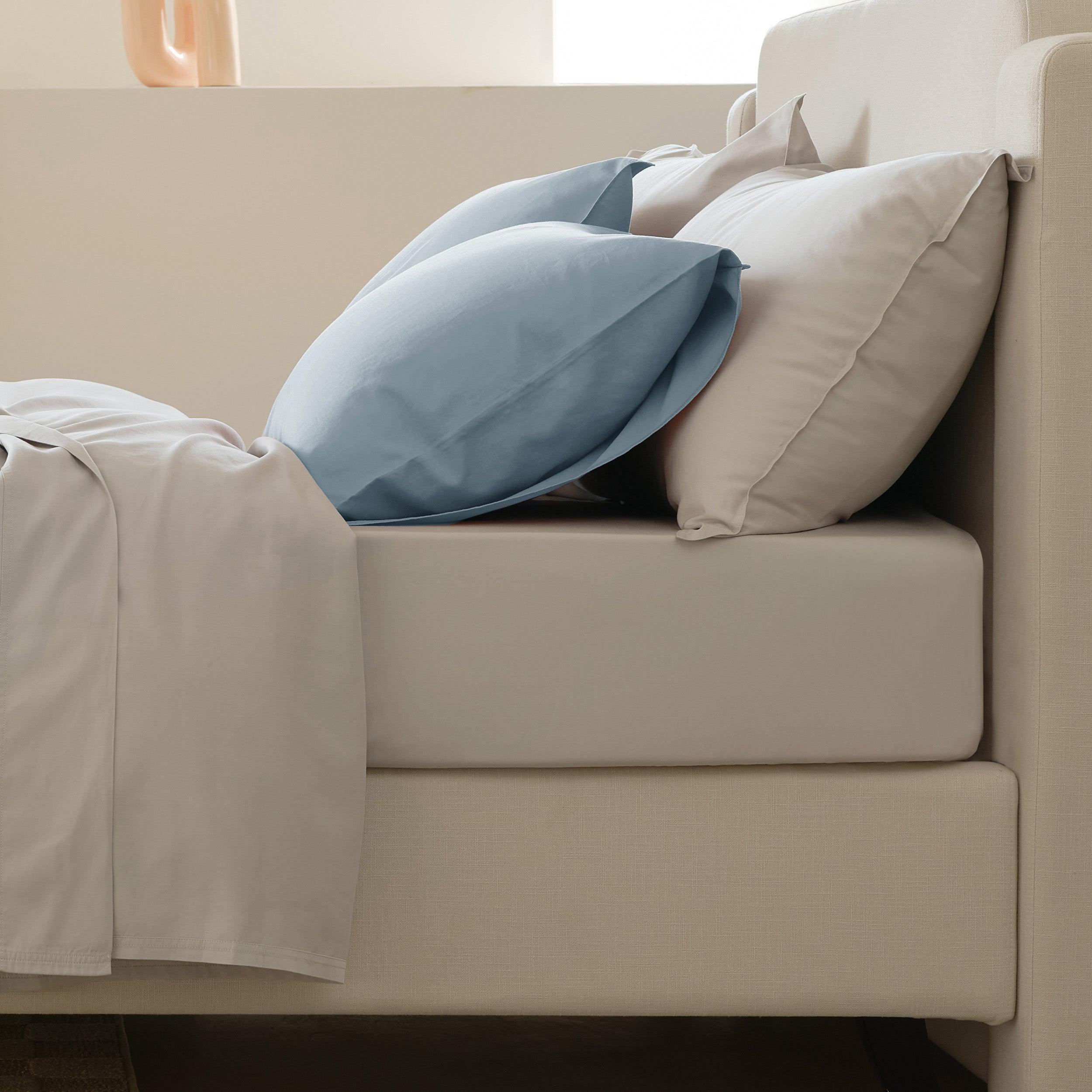 Cotton TENCEL™ Sateen Fitted Sheet - Double Stitch By Bedsure