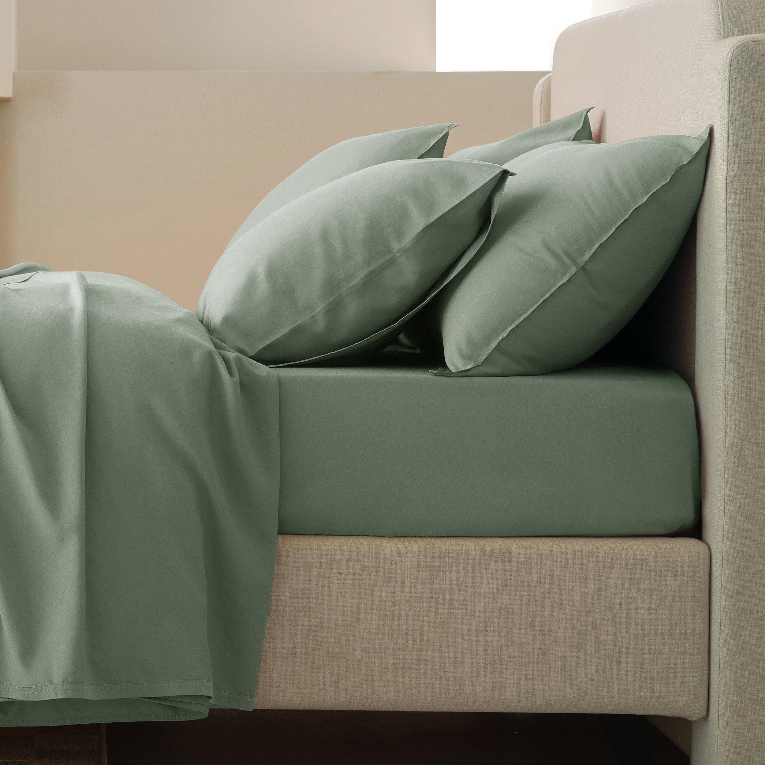 Cotton TENCEL™ Sateen Fitted Sheet - Double Stitch By Bedsure