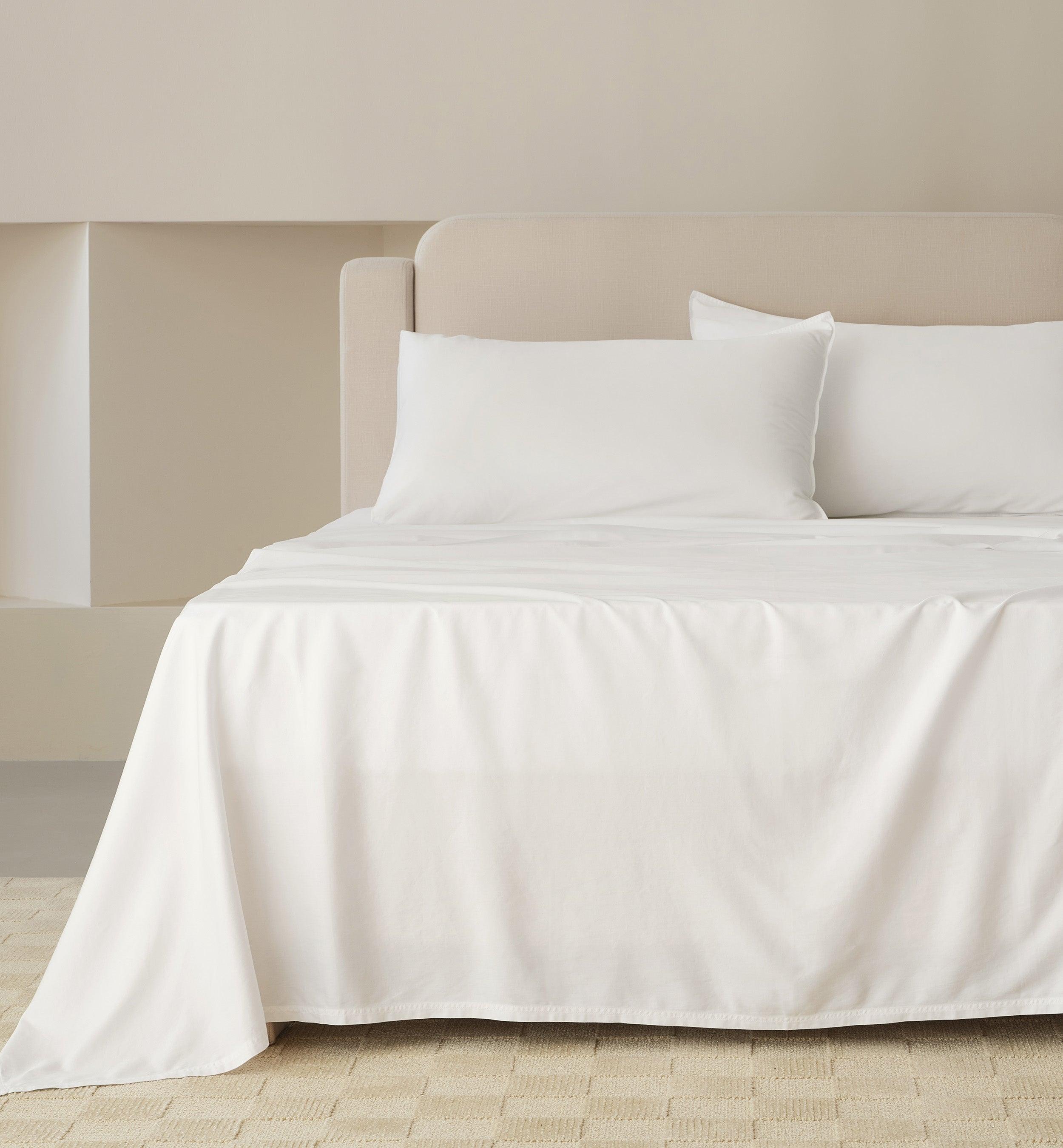 Cotton TENCEL™ Sateen Sheet Set - Double Stitch By Bedsure