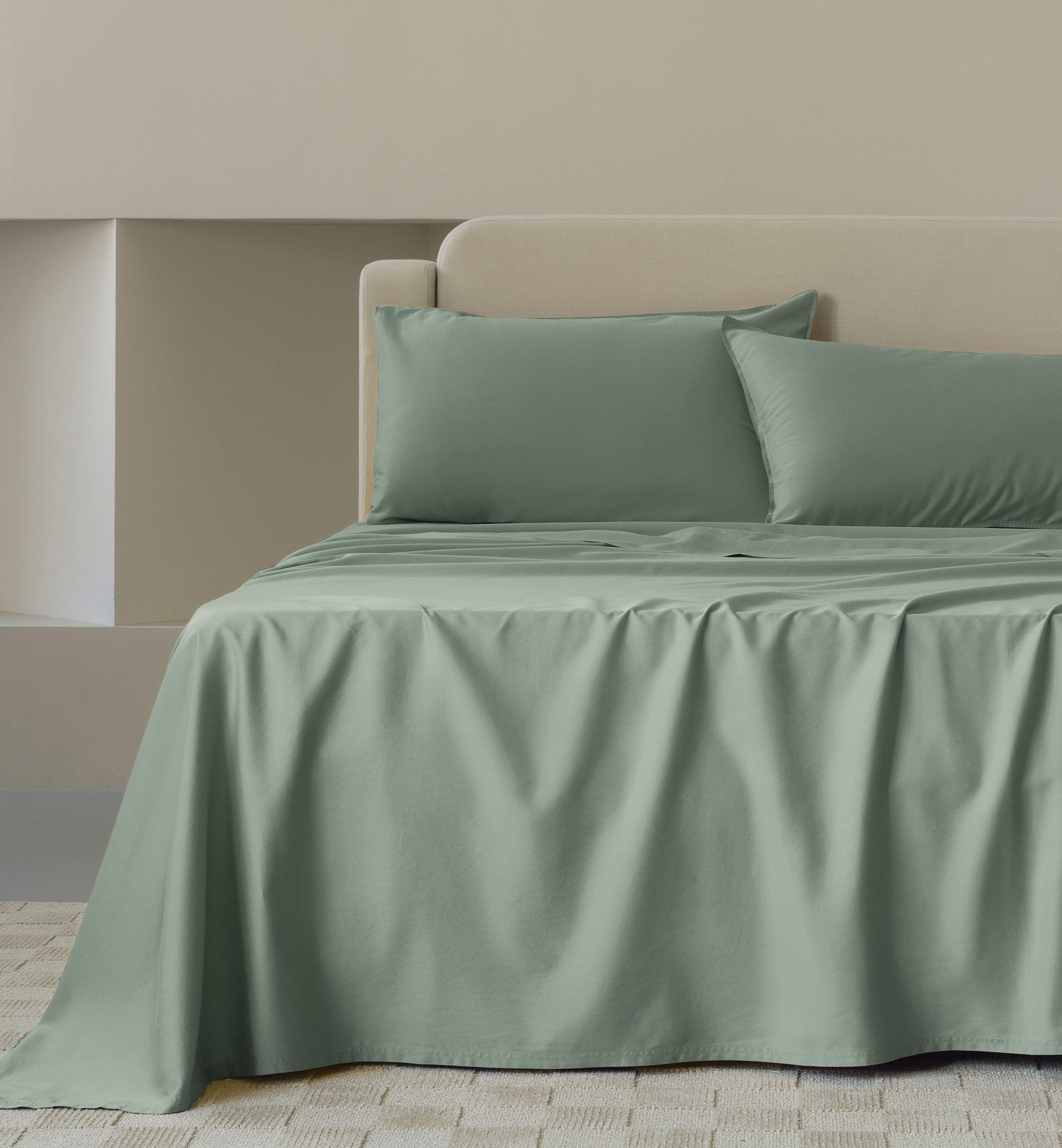 Cotton TENCEL™ Sateen Sheet Set - Double Stitch By Bedsure