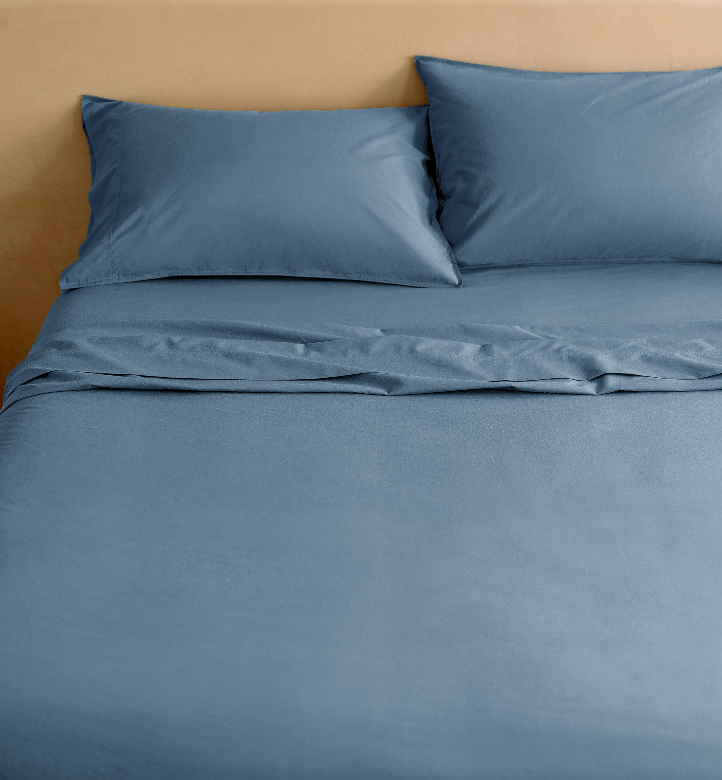 Perfect Blend 6535 Cotton TENCEL™ Percale Sheet Set - Double Stitch By Bedsure