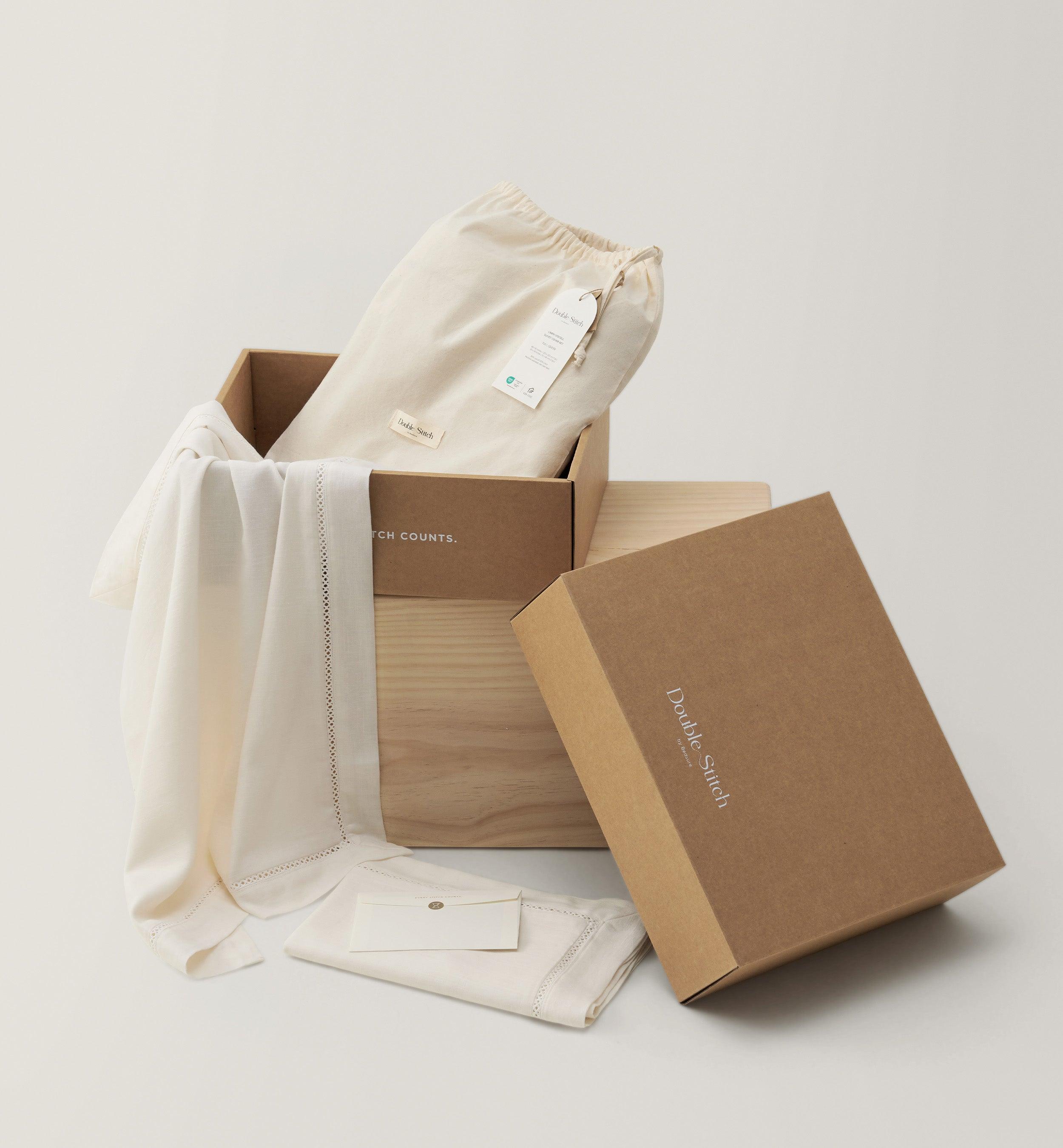 Linen TENCEL™ Lyocell Duvet Cover Set - Double Stitch By Bedsure