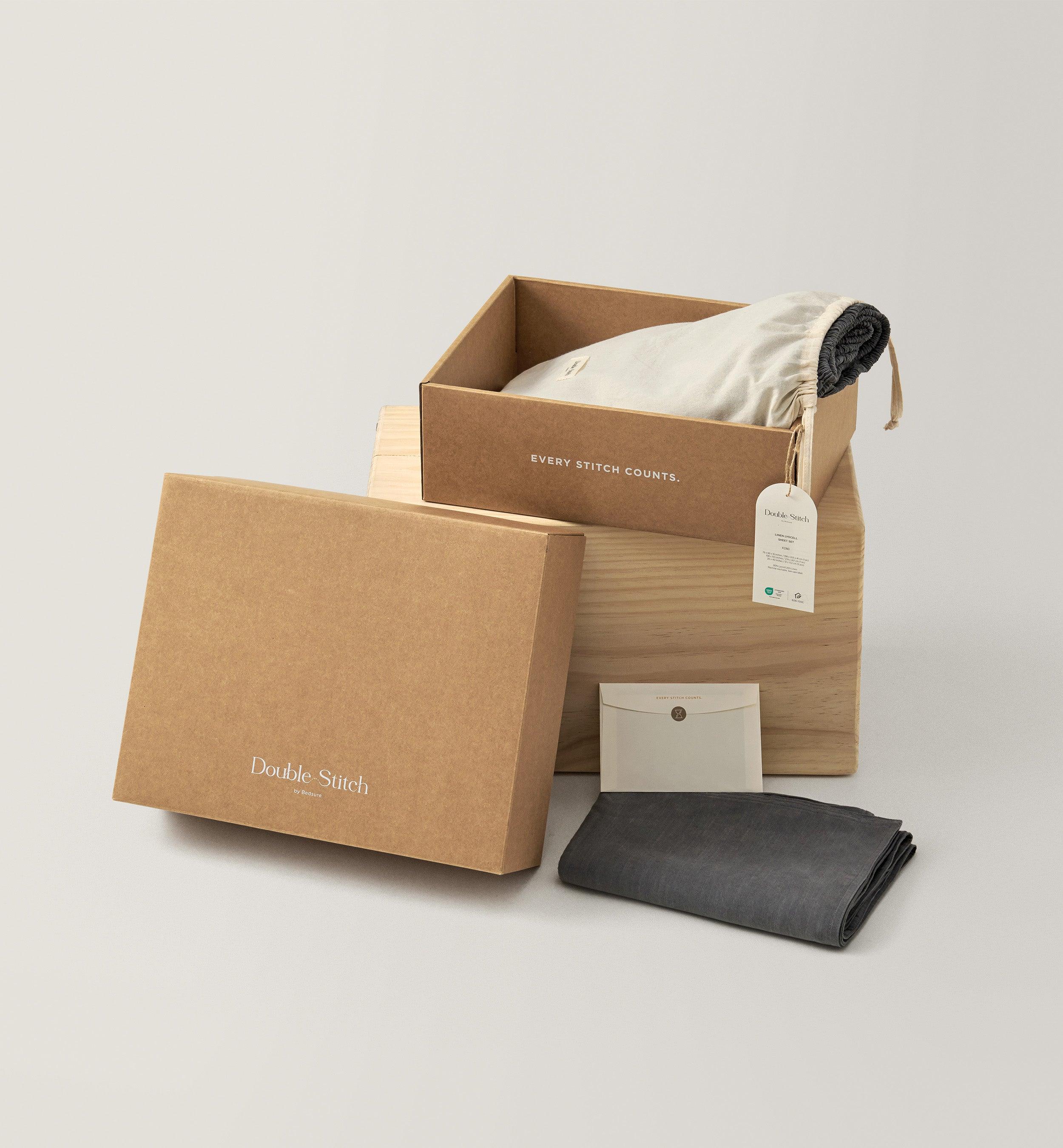 Linen TENCEL™ Lyocell Sheet Set - Double Stitch By Bedsure