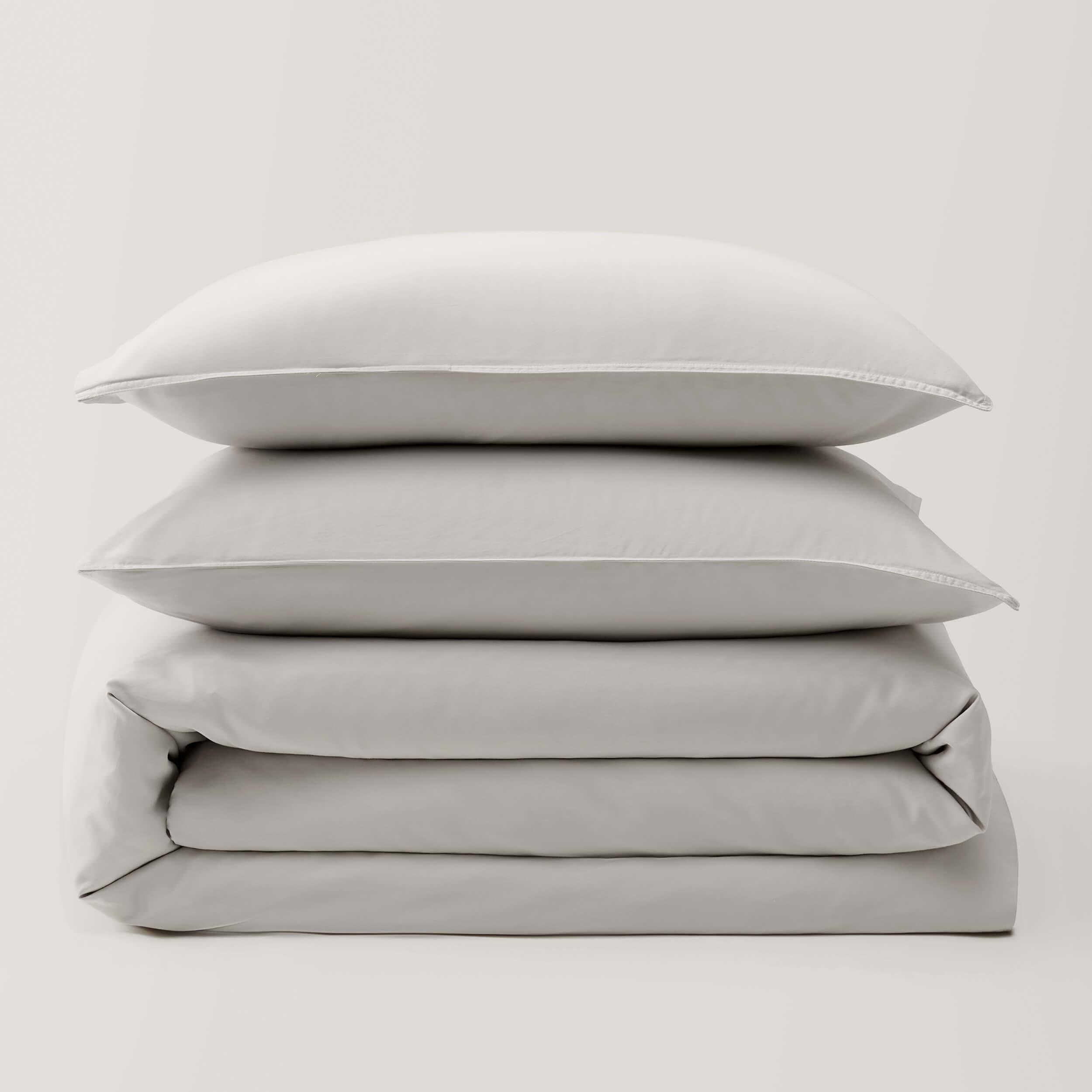 Perfect Blend 6535 Cotton TENCEL™ Sateen Duvet Cover Set - Double Stitch By Bedsure