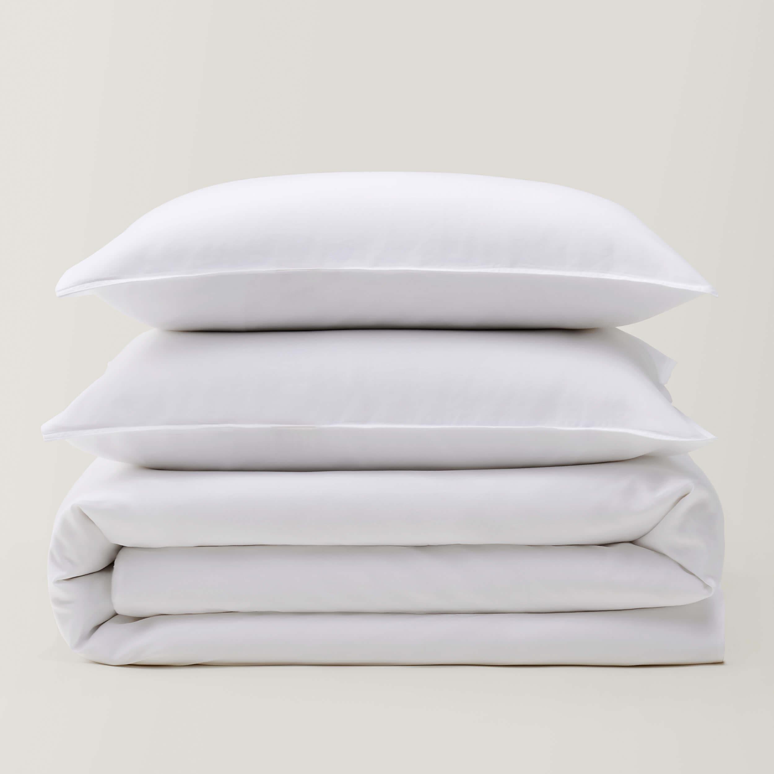 Perfect Blend 6535 Cotton TENCEL™ Sateen Duvet Cover Set - Double Stitch By Bedsure