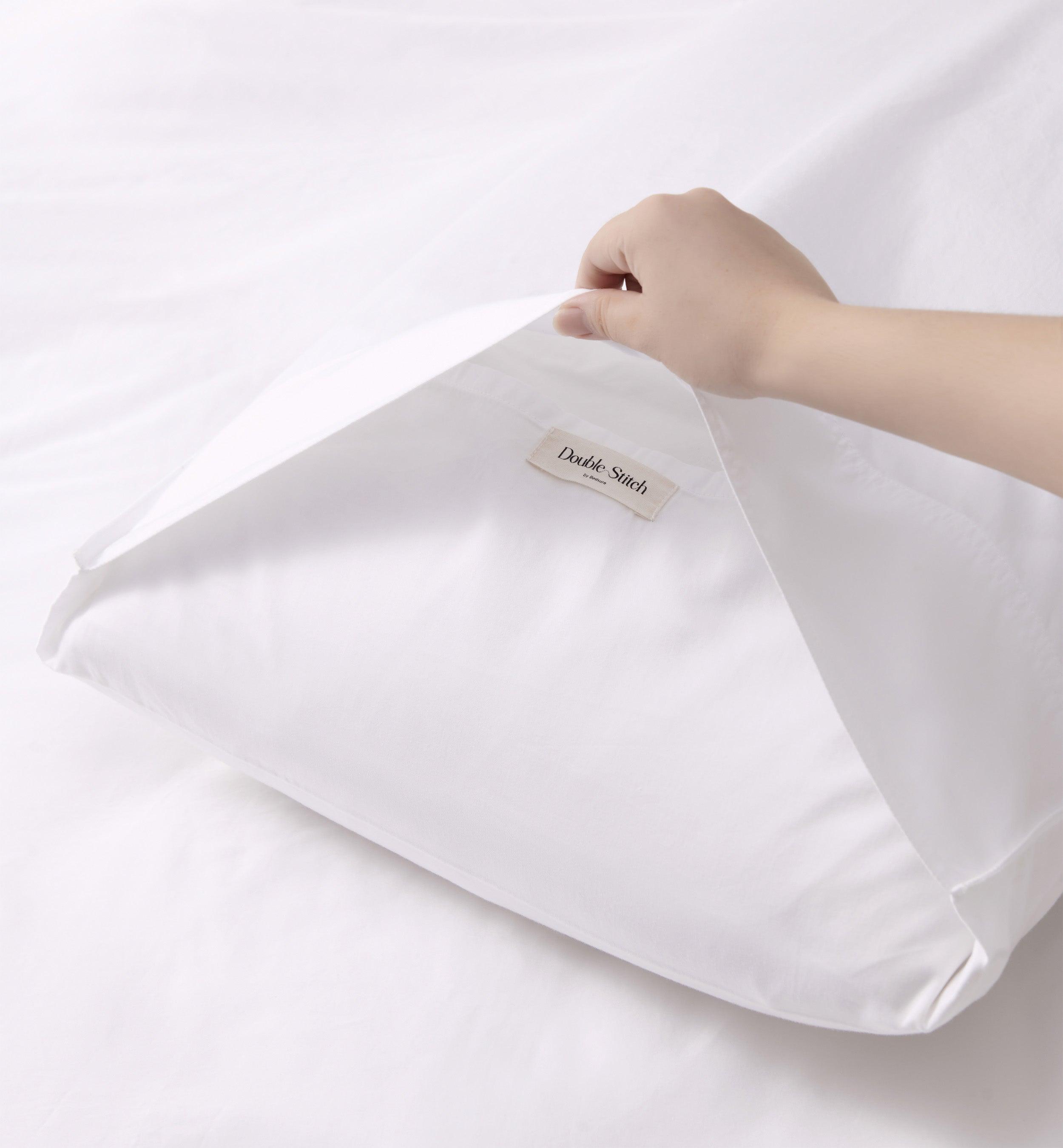 Cotton TENCEL™ Sateen Pillowcases - Double Stitch By Bedsure