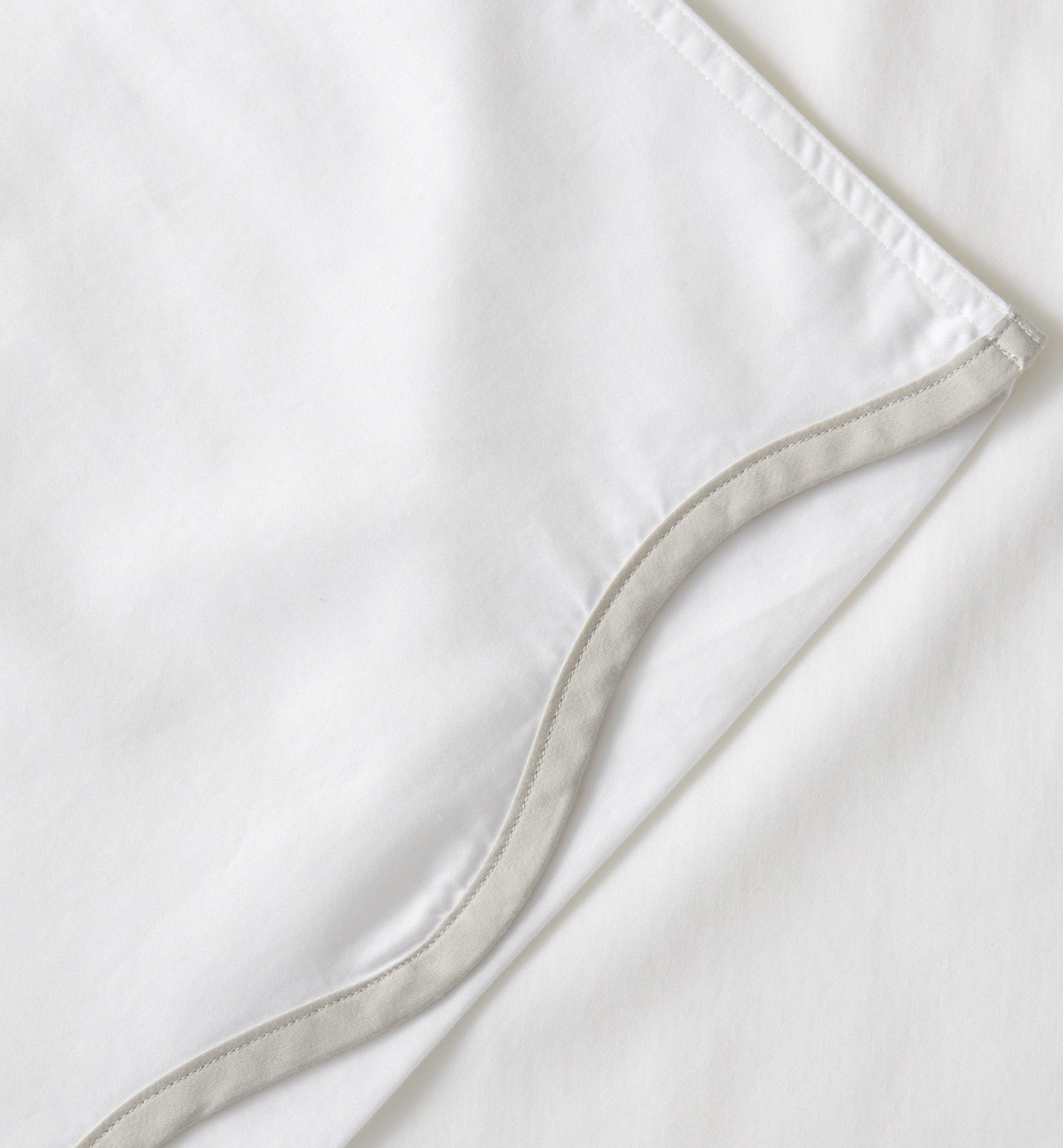 Cotton TENCEL™ Scalloped Pillowcases - Double Stitch By Bedsure