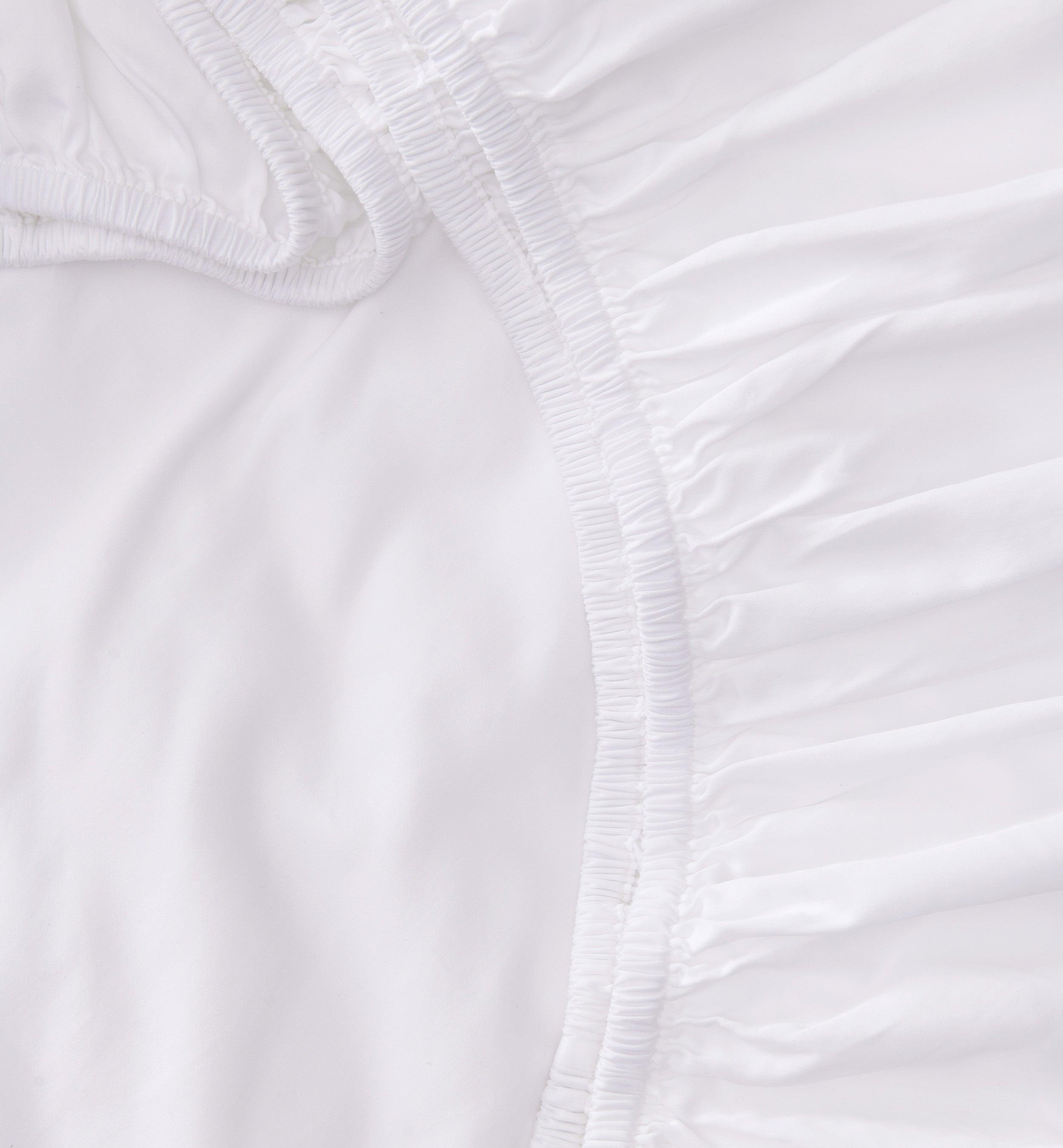 Cotton TENCEL™ Sateen Fitted Sheet - Double Stitch By Bedsure