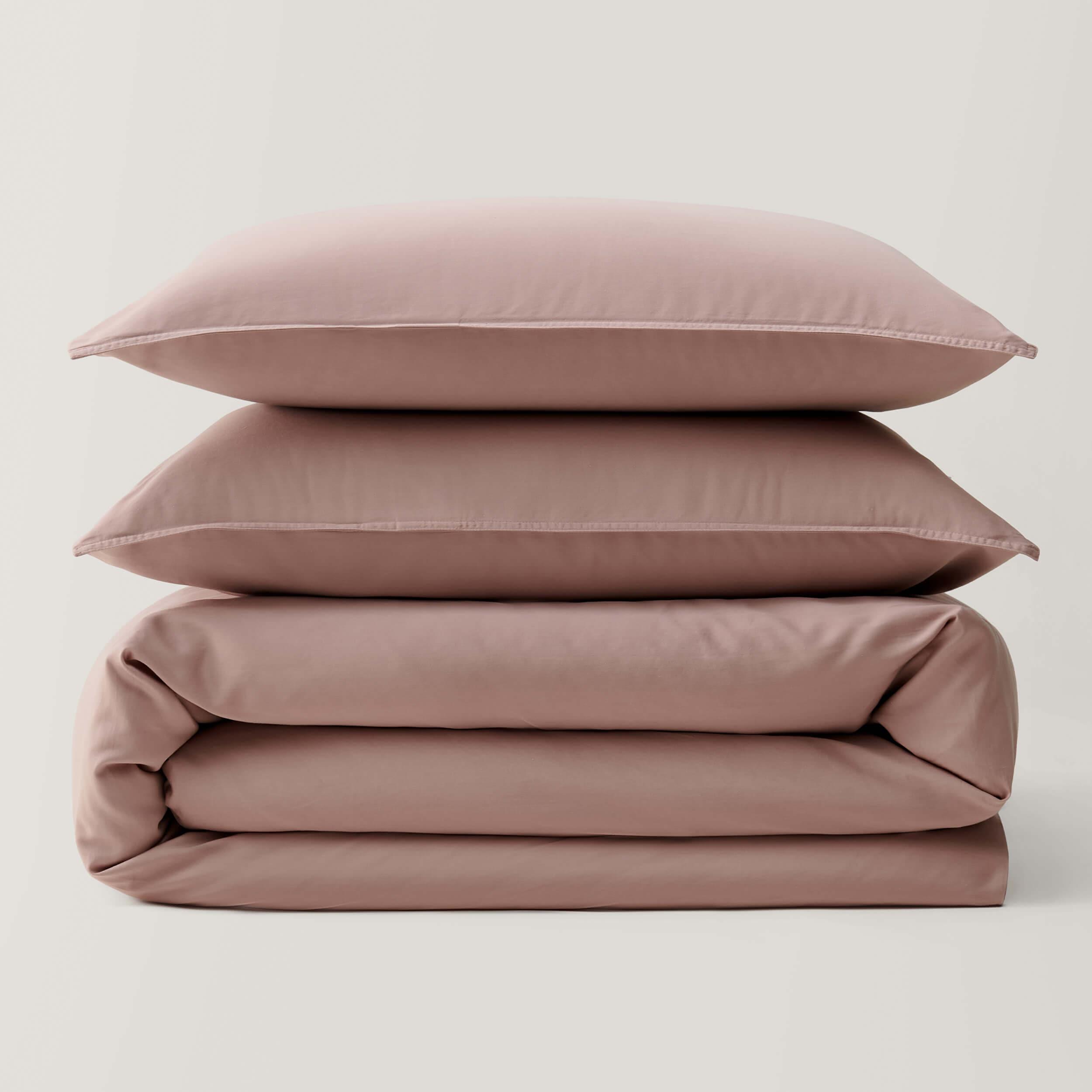 Perfect Blend 6535 Cotton TENCEL™ Sateen Duvet Cover Set - Double Stitch By Bedsure