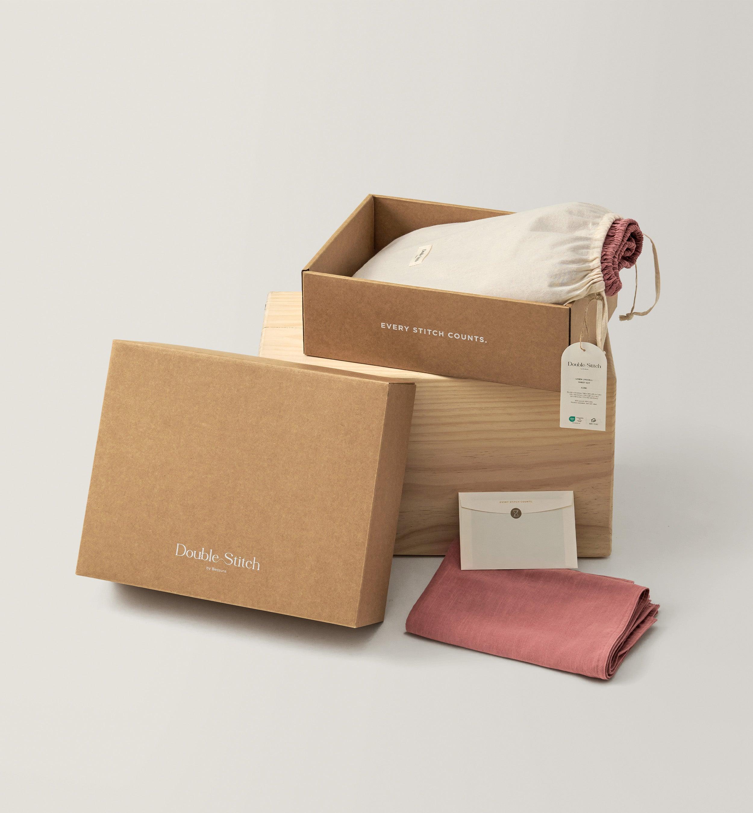 Linen TENCEL™ Lyocell Sheet Set - Double Stitch By Bedsure