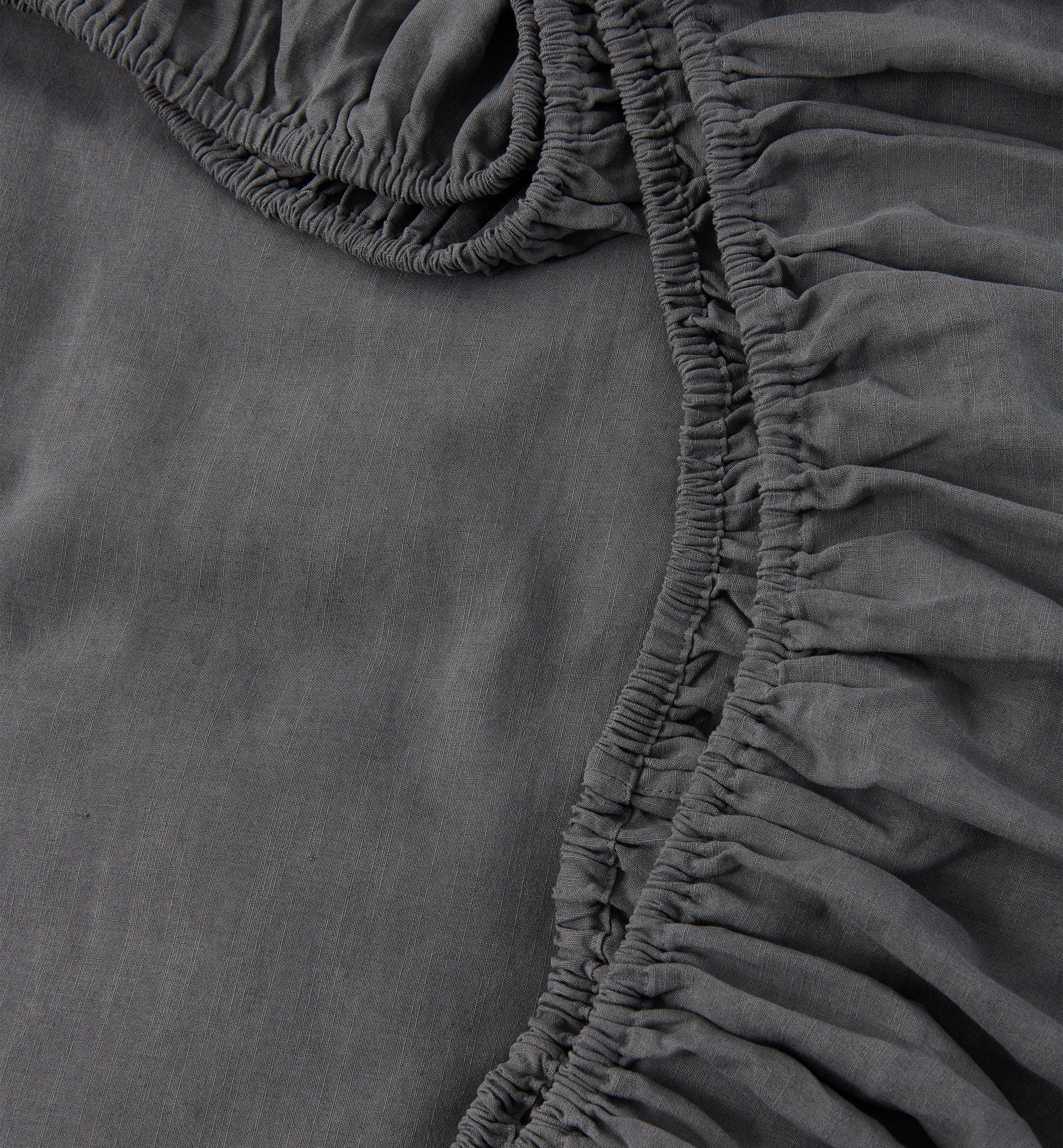 Linen TENCEL™ Lyocell Fitted Sheet - Double Stitch By Bedsure