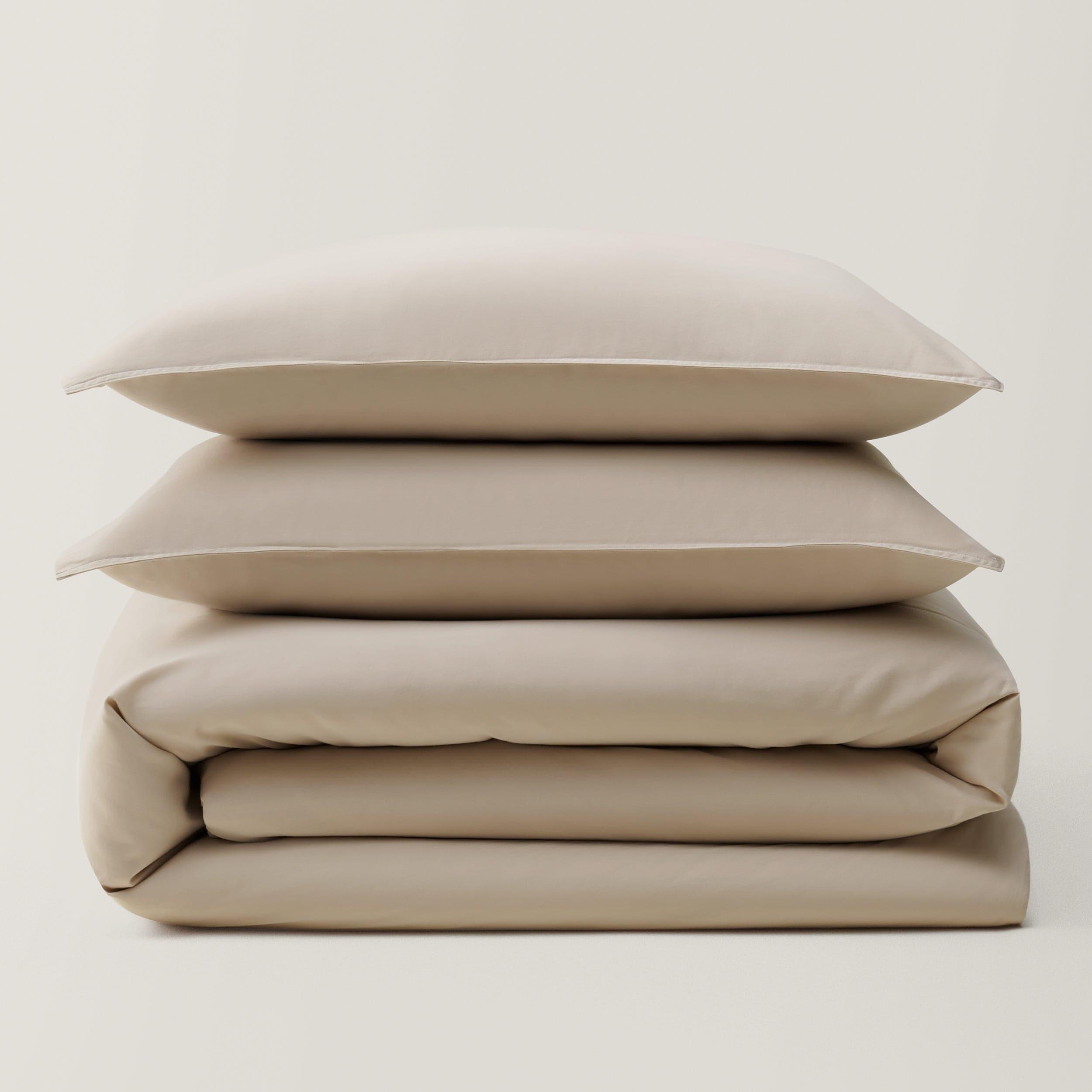 Perfect Blend 6535 Cotton TENCEL™ Sateen Duvet Cover Set - Double Stitch By Bedsure
