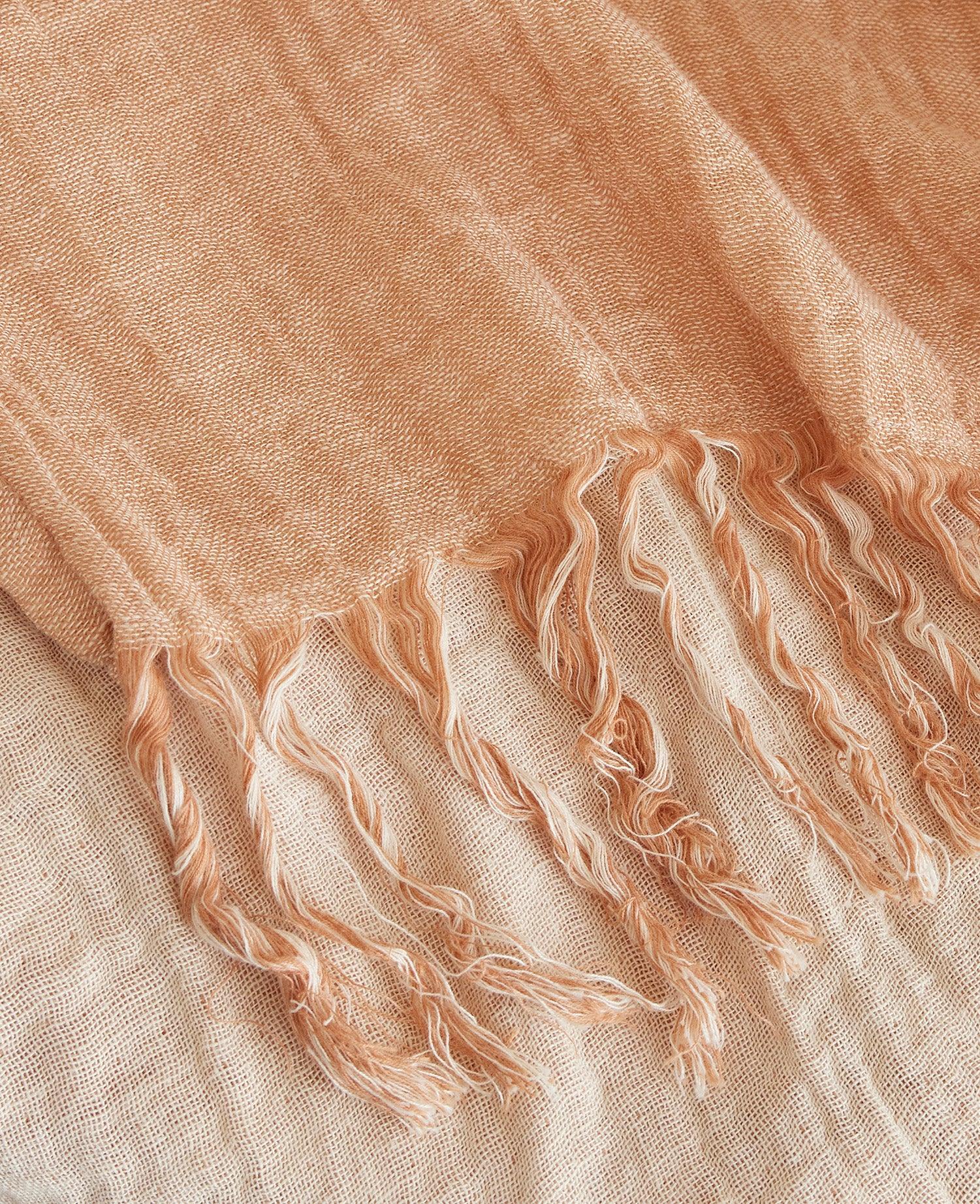 Cotton Linen Gauze Throw Blanket - Double Stitch By Bedsure
