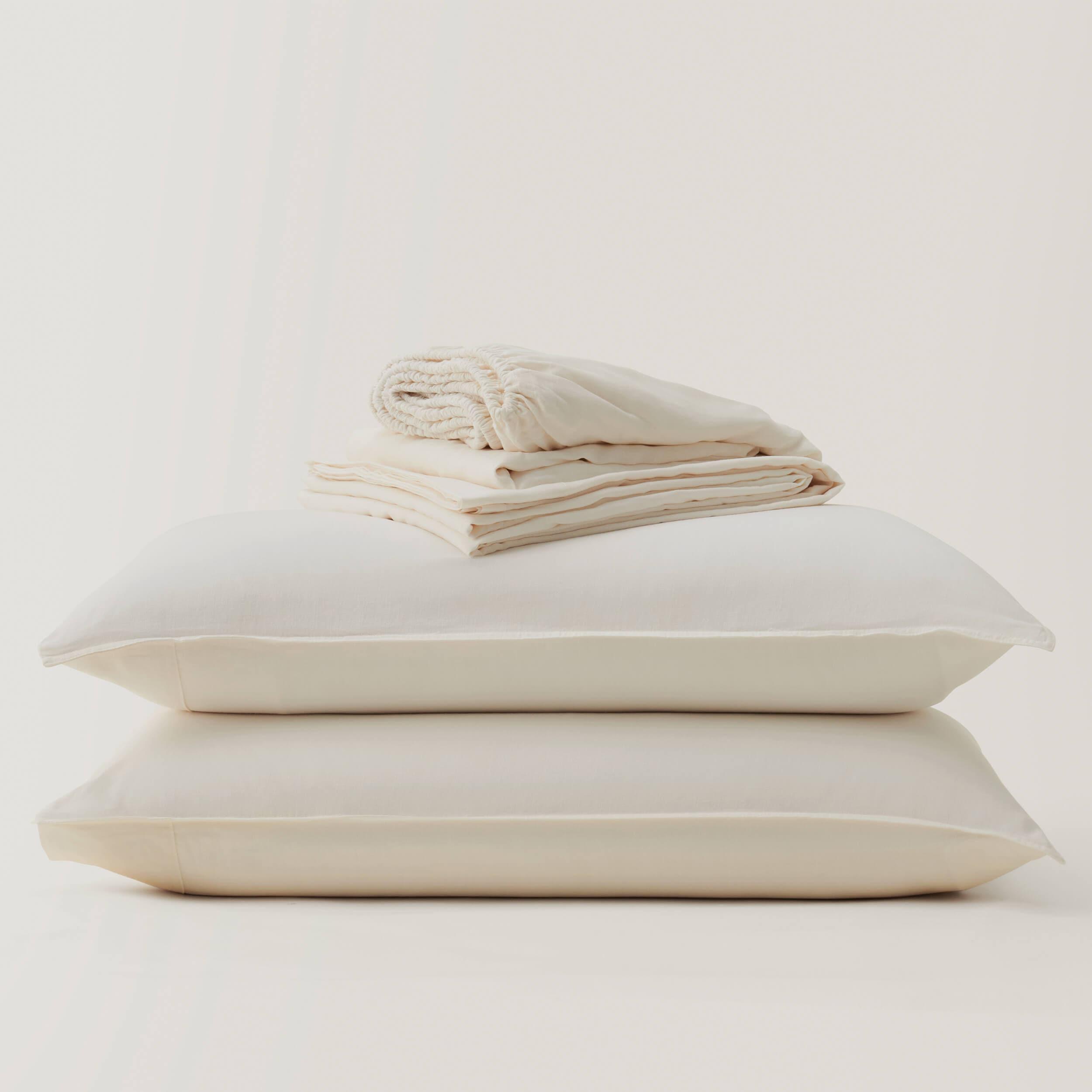 Linen TENCEL™ Lyocell Sheet Set - Double Stitch By Bedsure