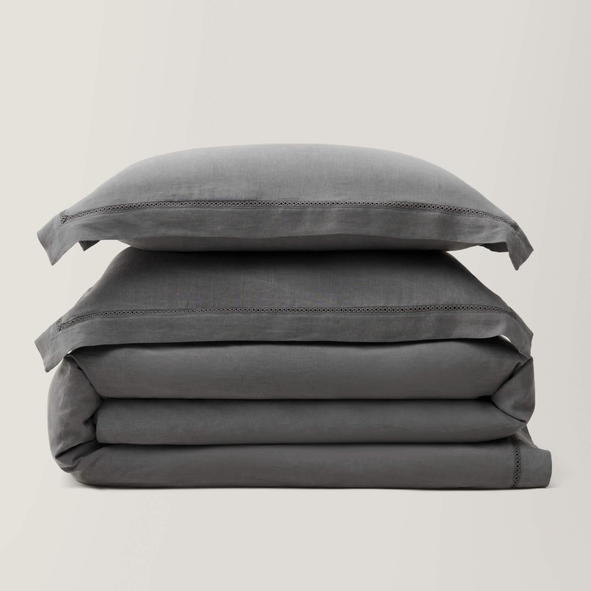 Linen TENCEL™ Lyocell Duvet Cover Set - Double Stitch By Bedsure