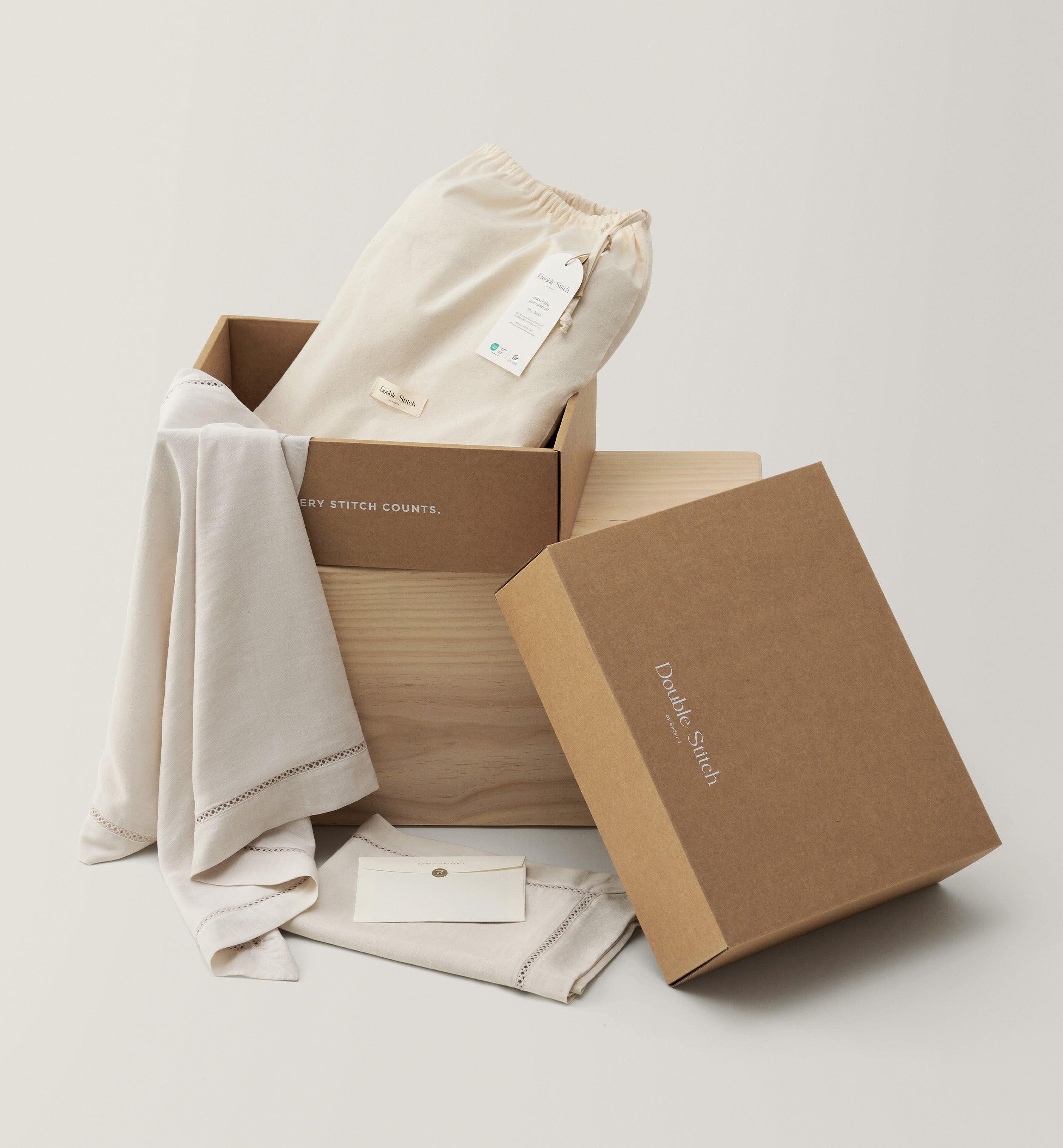 Linen TENCEL™ Lyocell Duvet Cover Set - Double Stitch By Bedsure