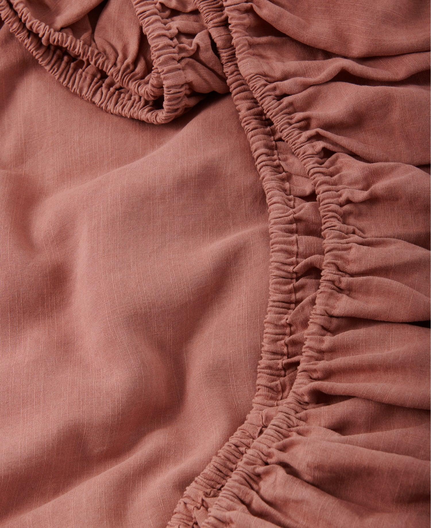 Linen TENCEL™ Lyocell Fitted Sheet - Double Stitch By Bedsure