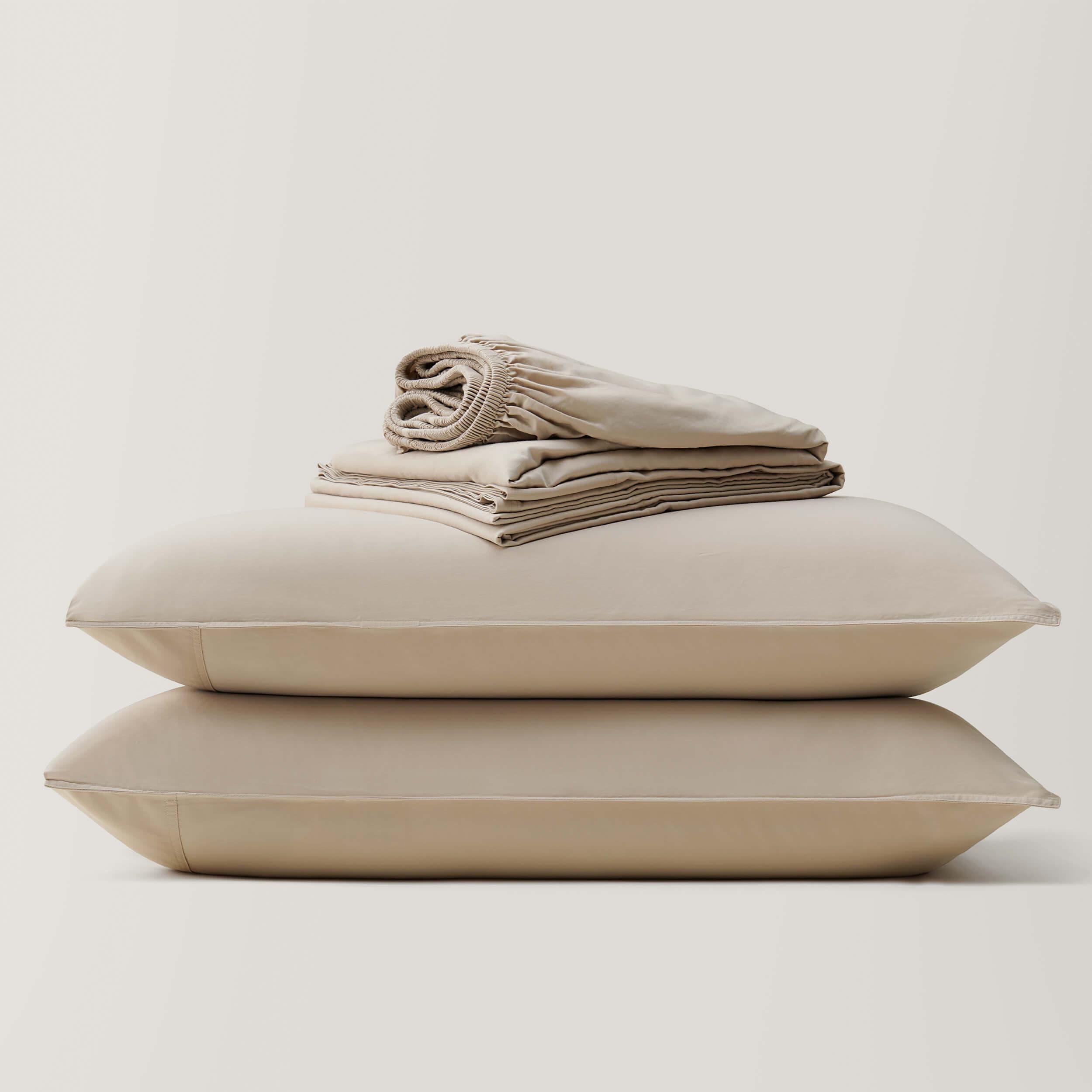 Cotton TENCEL™ Sateen Sheet Set - Double Stitch By Bedsure