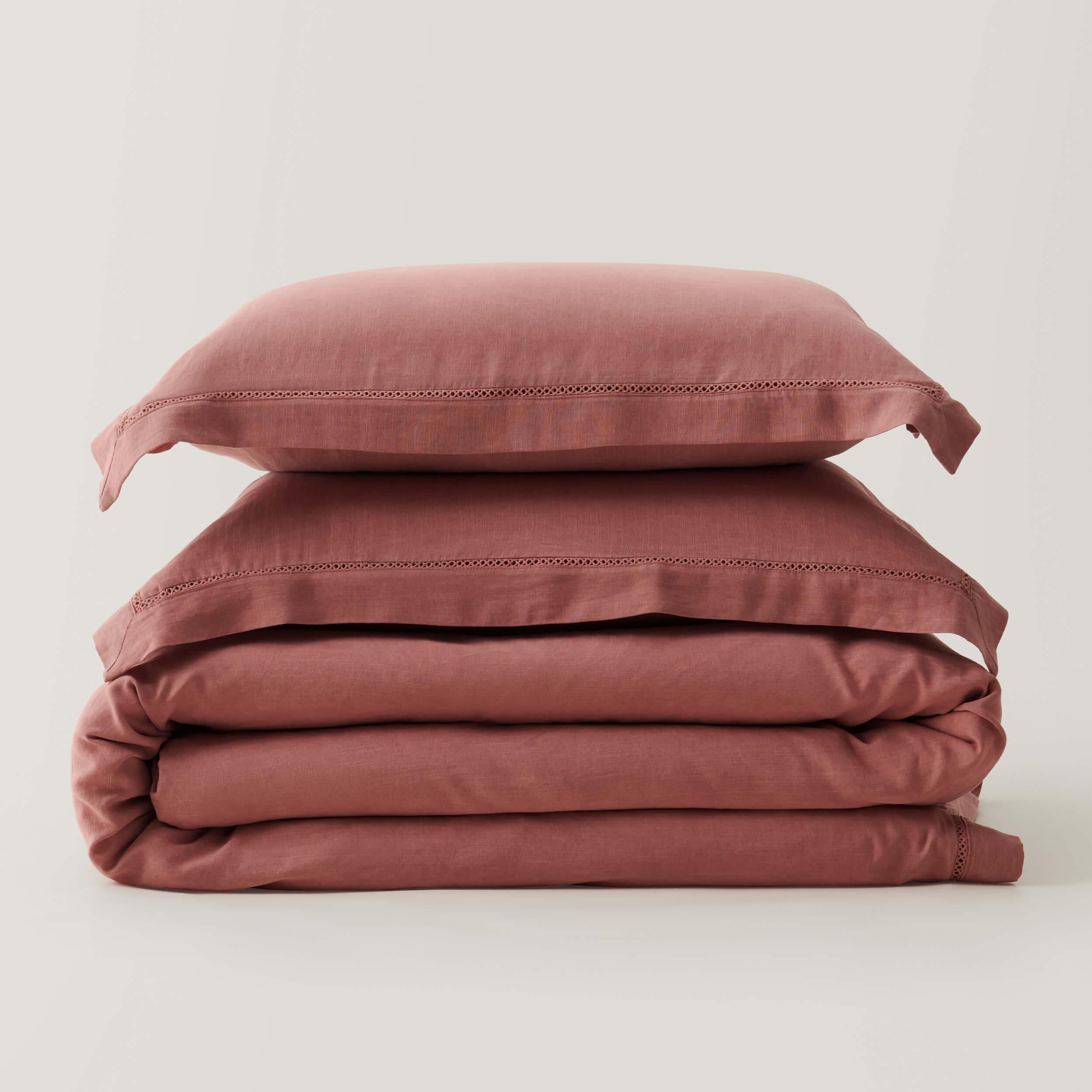 Linen TENCEL™ Lyocell Duvet Cover Set - Double Stitch By Bedsure