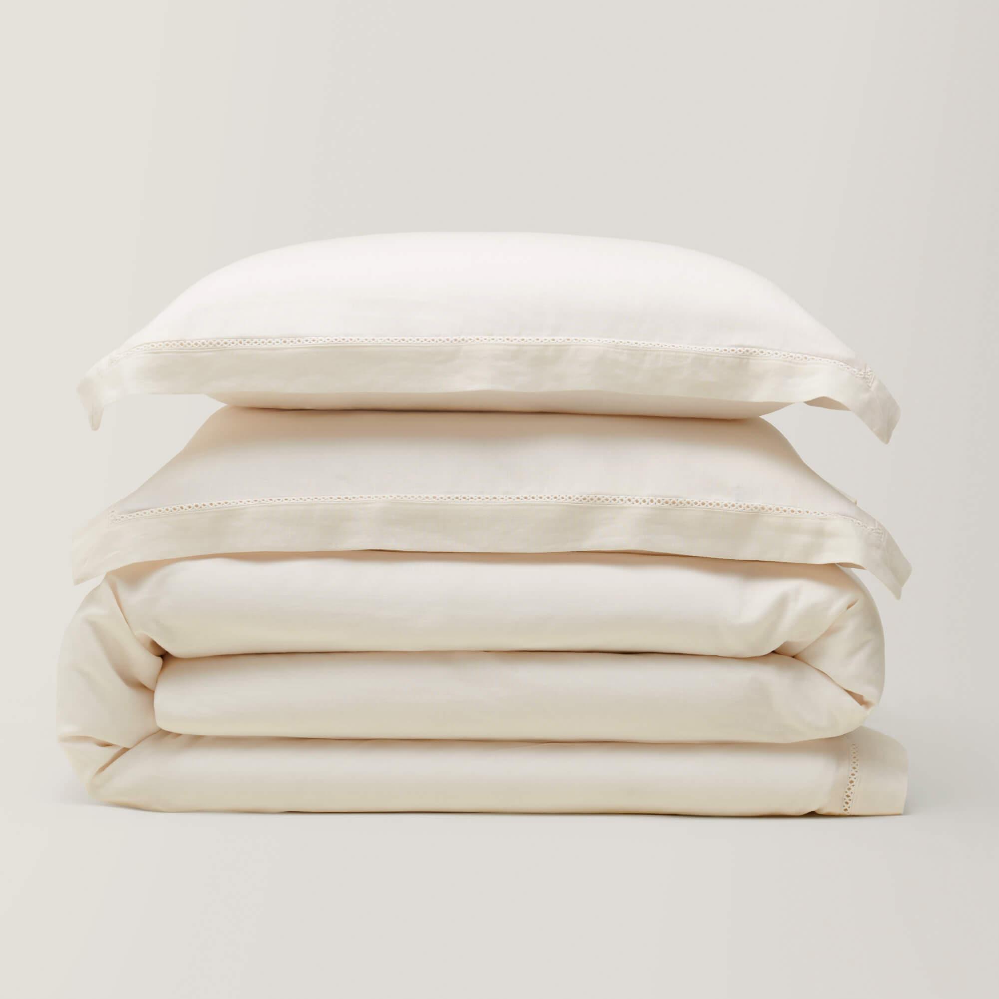 Linen TENCEL™ Lyocell Duvet Cover Set - Double Stitch By Bedsure