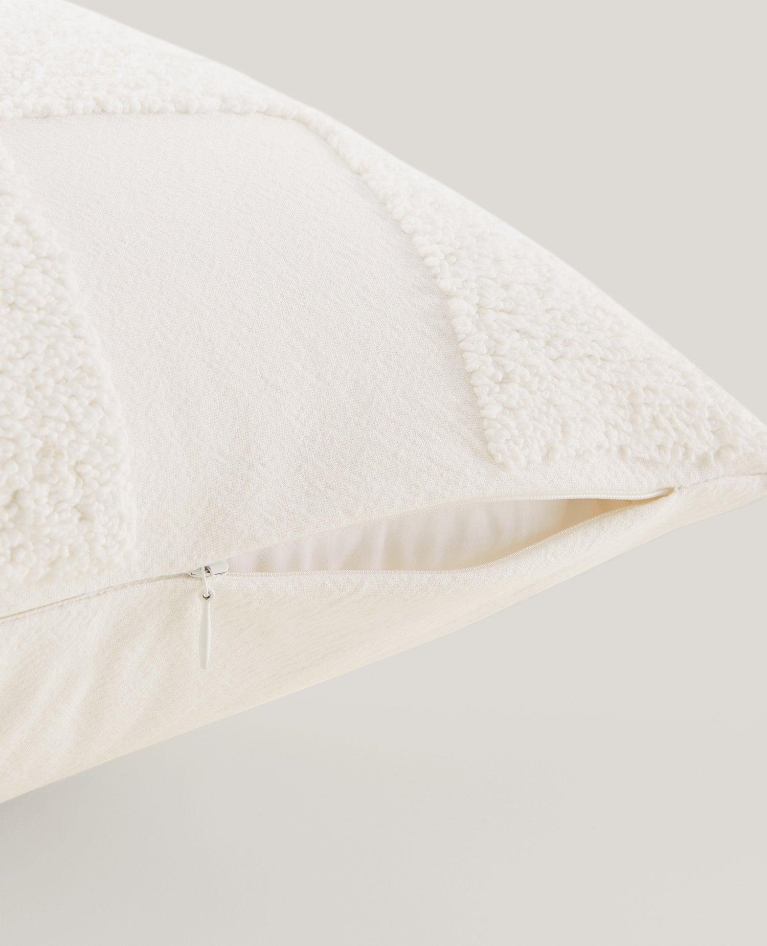Tufted Checkered Cotton Throw Pillow Cover - Double Stitch By Bedsure