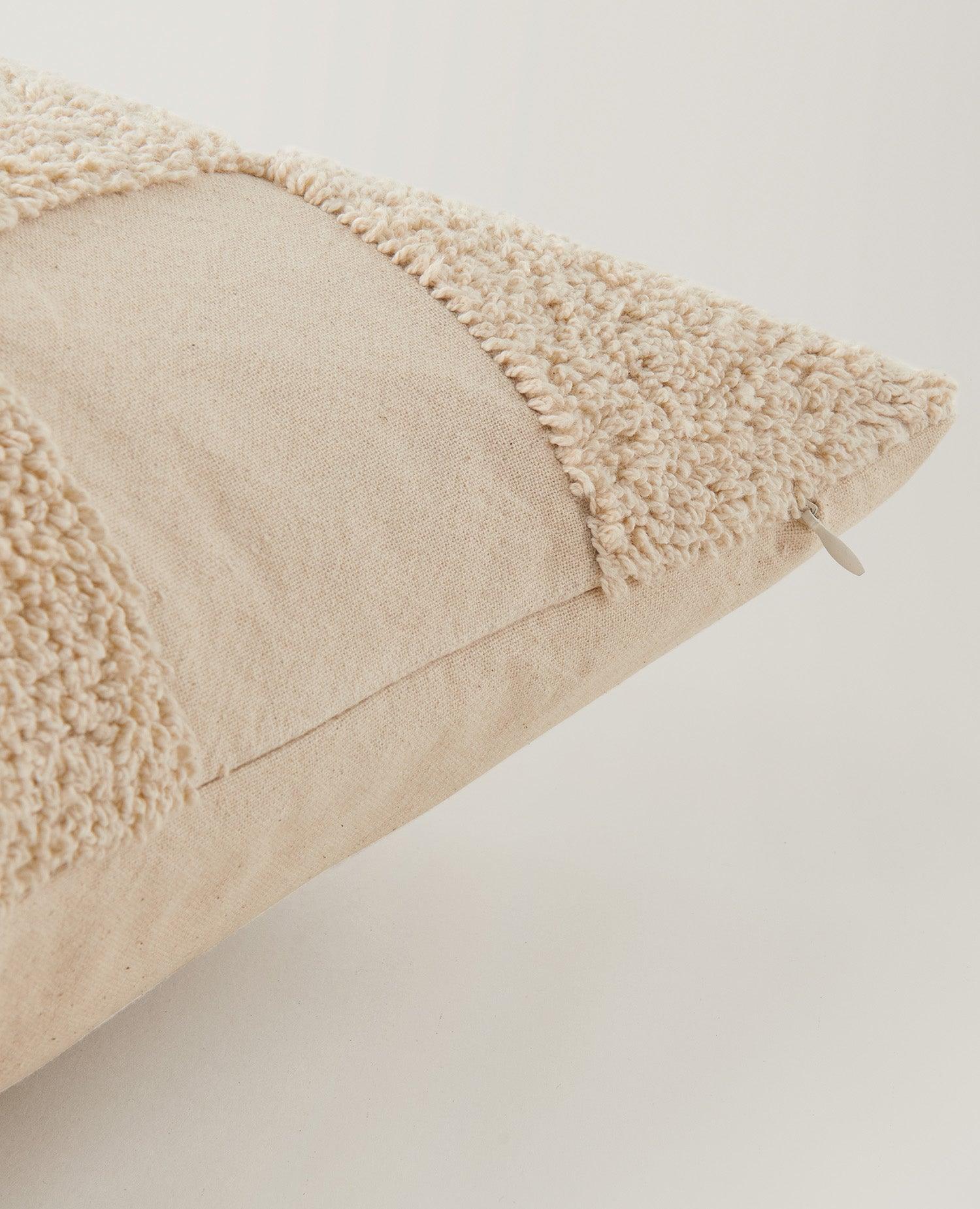 Tufted Checkered Cotton Throw Pillow Cover - Double Stitch By Bedsure