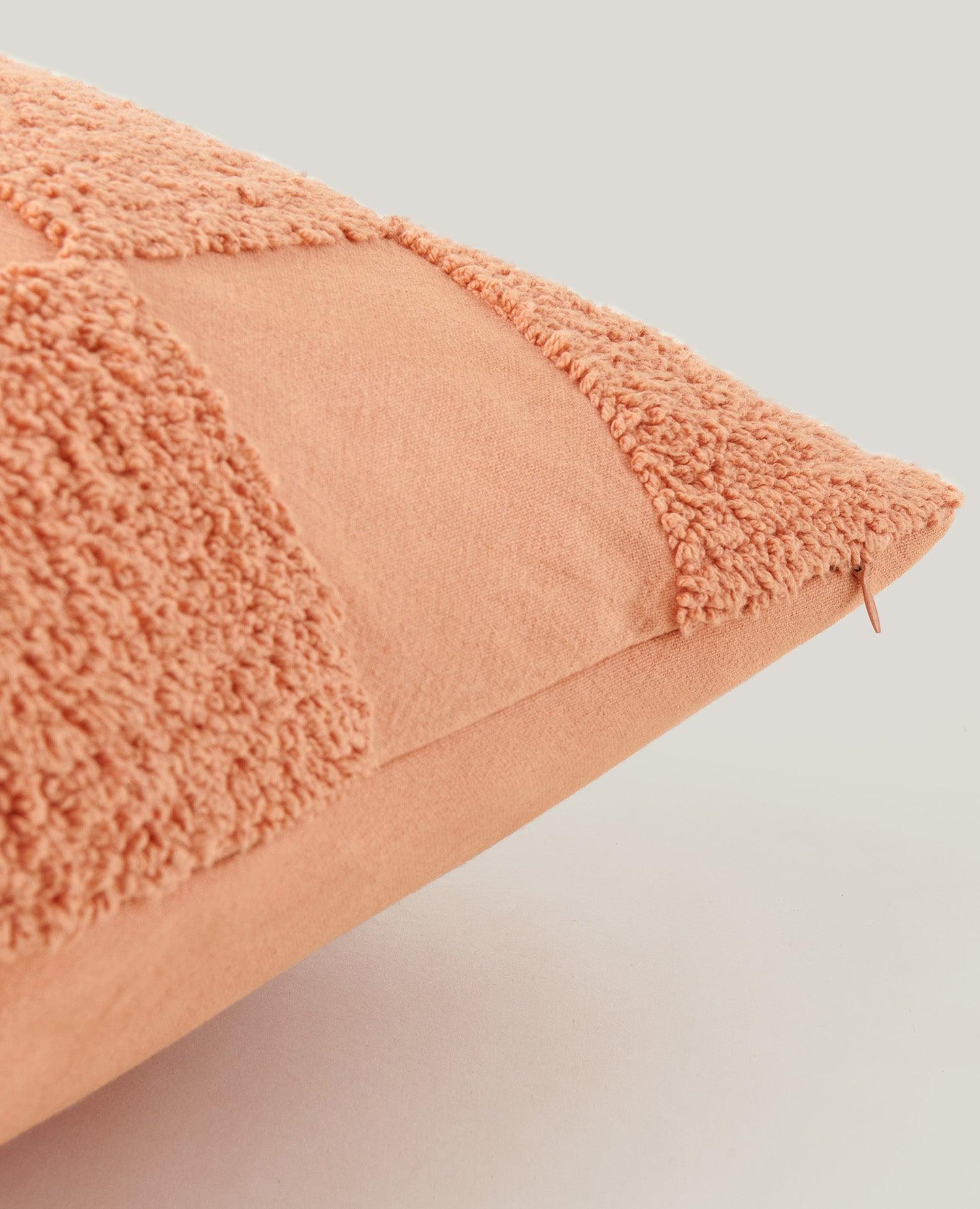 Tufted Checkered Cotton Throw Pillow Cover - Double Stitch By Bedsure