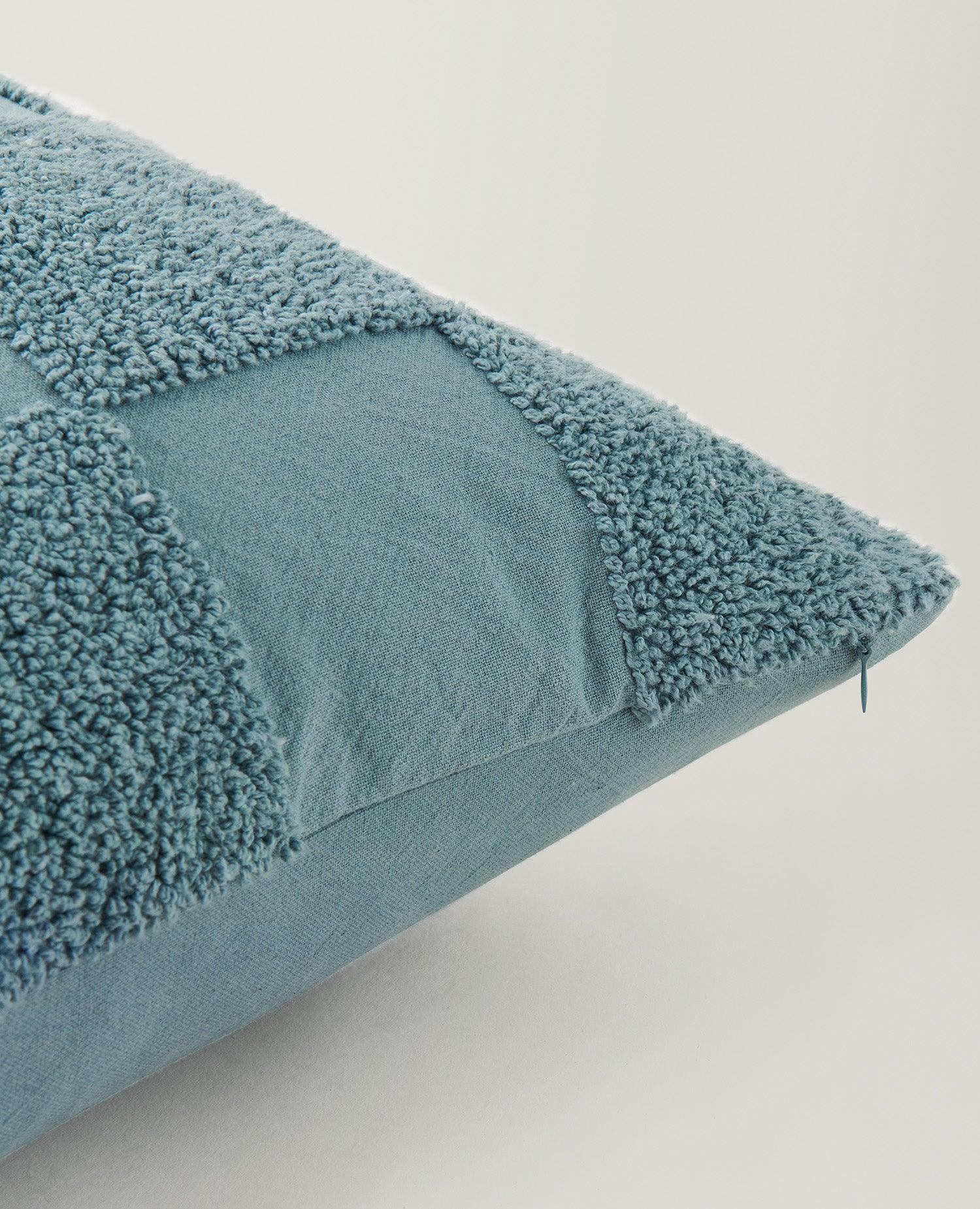 Tufted Checkered Cotton Throw Pillow Cover - Double Stitch By Bedsure