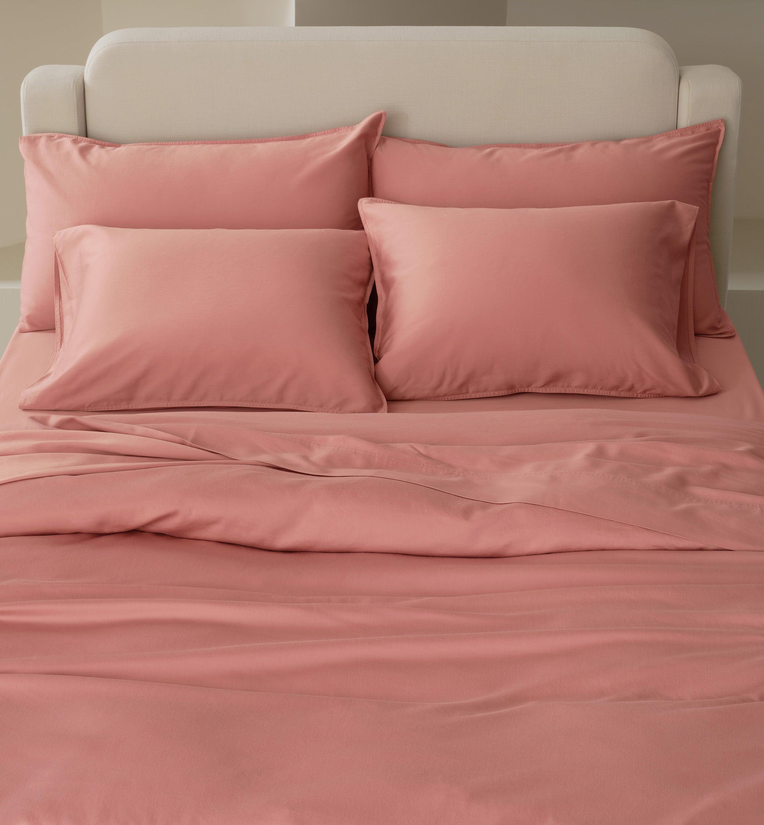 Perfect Blend 6535 Cotton TENCEL™ Sateen Duvet Cover Set - Double Stitch By Bedsure