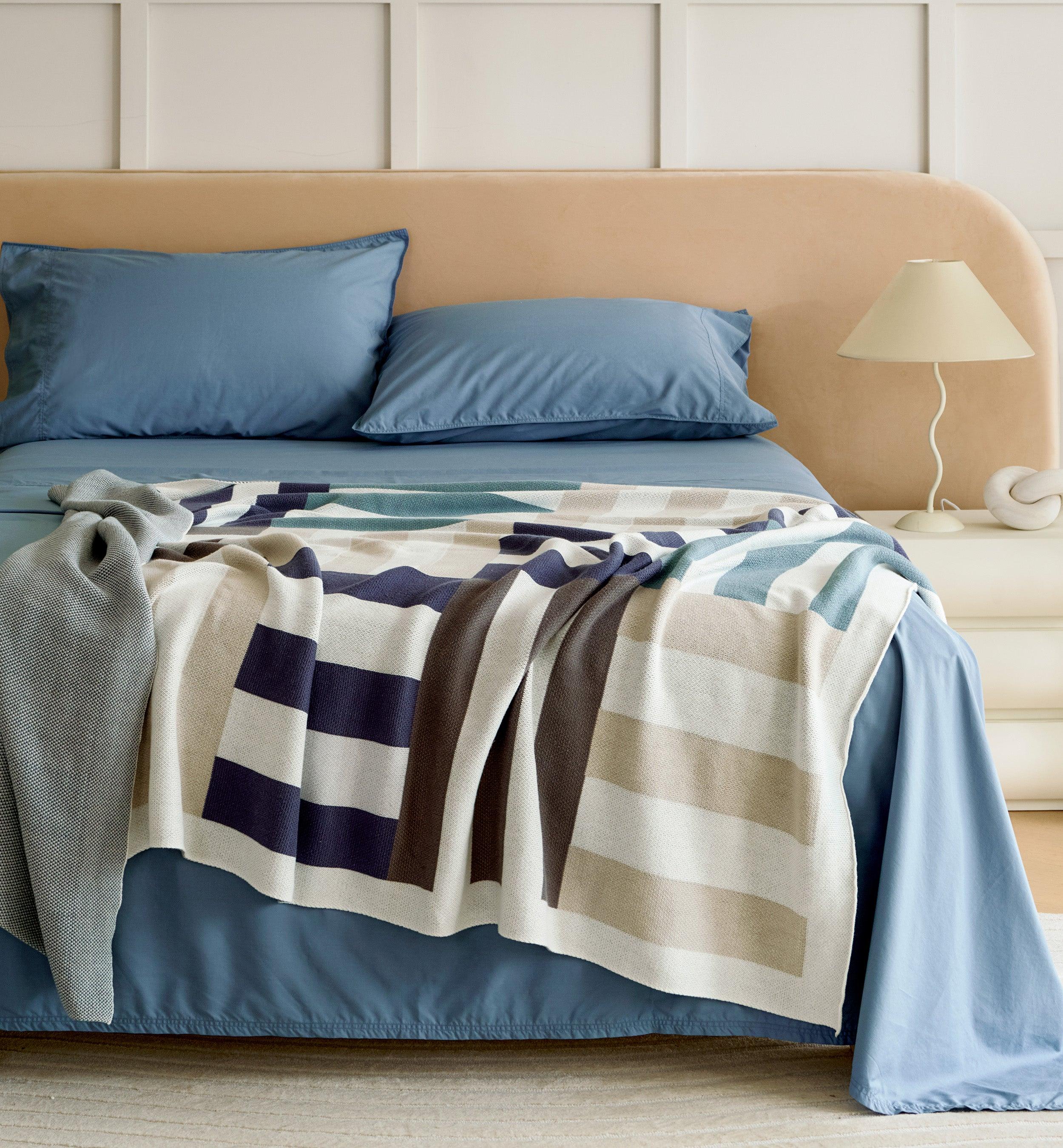 Perfect Blend 6535 Cotton TENCEL™ Percale Sheet Set - Double Stitch By Bedsure