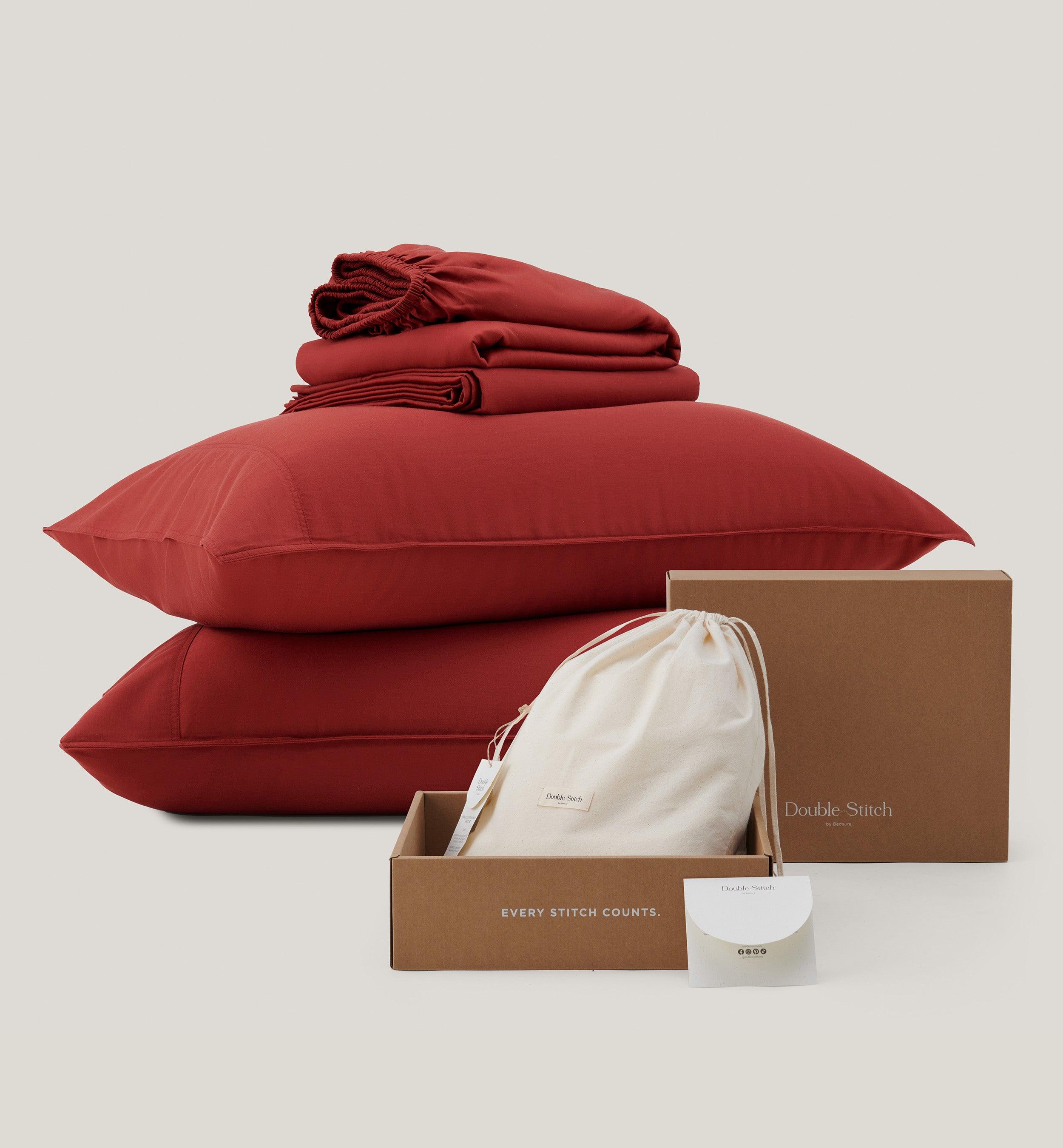 Cotton TENCEL™ Sateen Sheet Set - Double Stitch By Bedsure