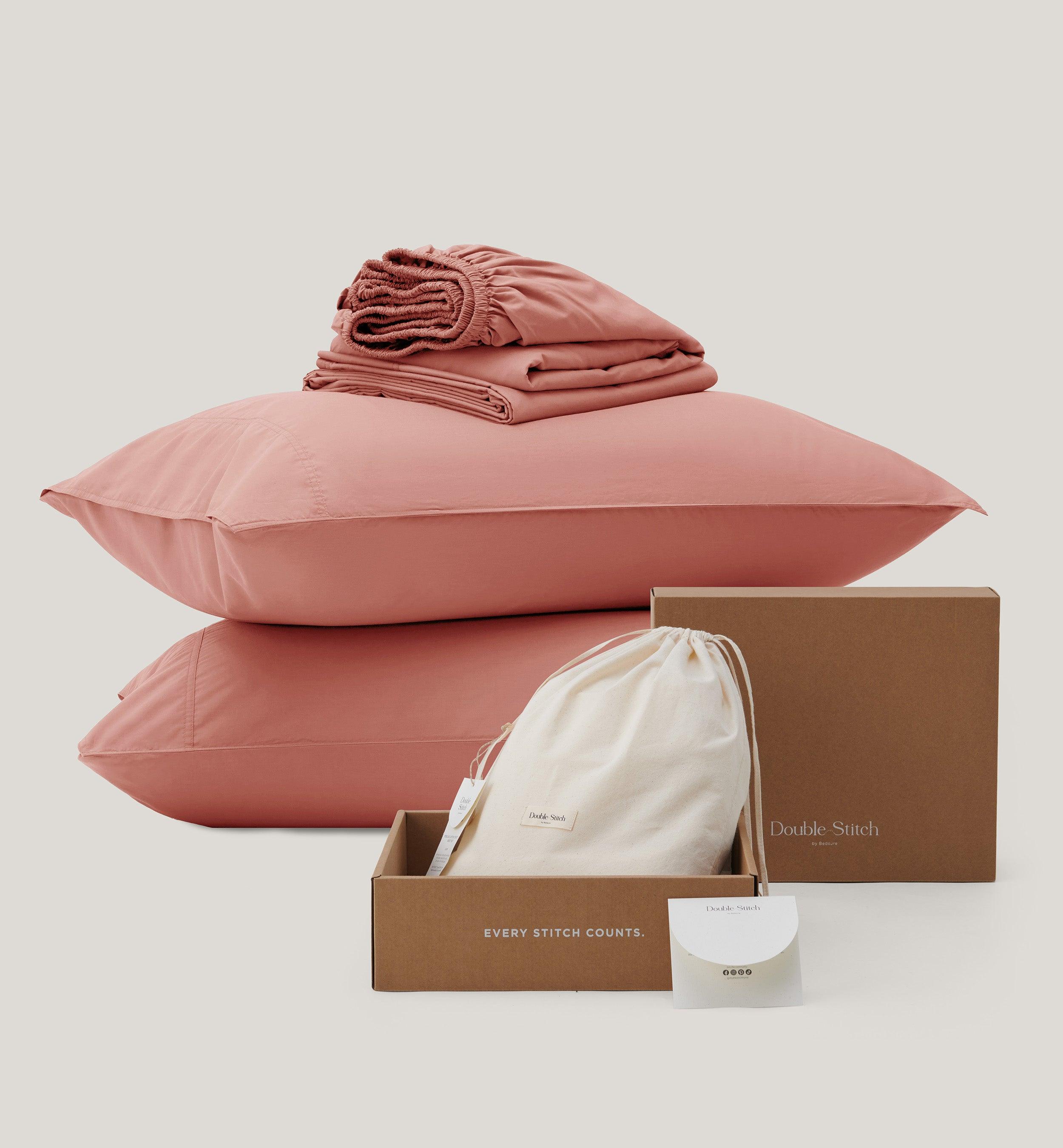 Perfect Blend 6535 Cotton TENCEL™ Percale Sheet Set - Double Stitch By Bedsure