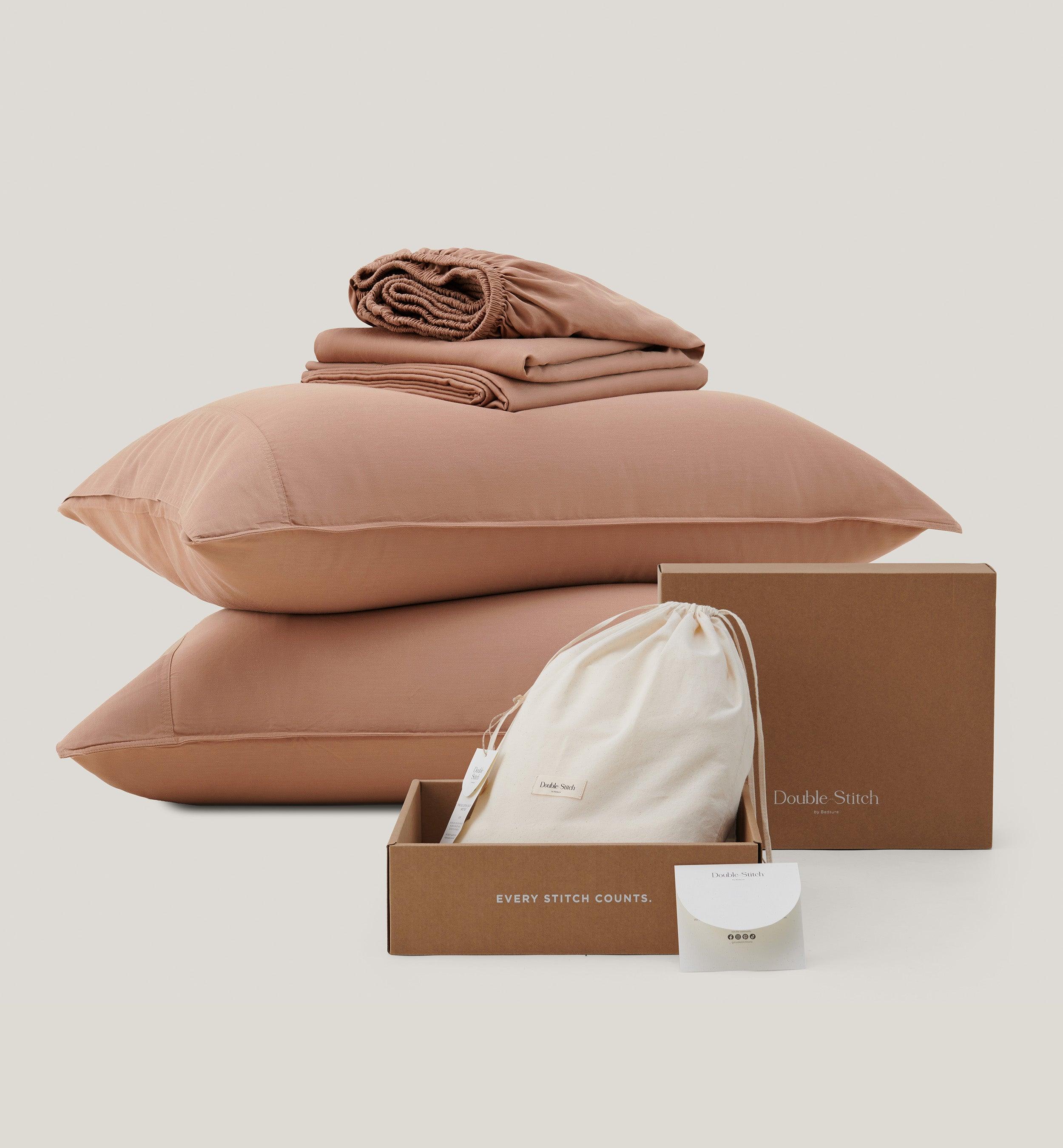 Cotton TENCEL™ Sateen Sheet Set - Double Stitch By Bedsure