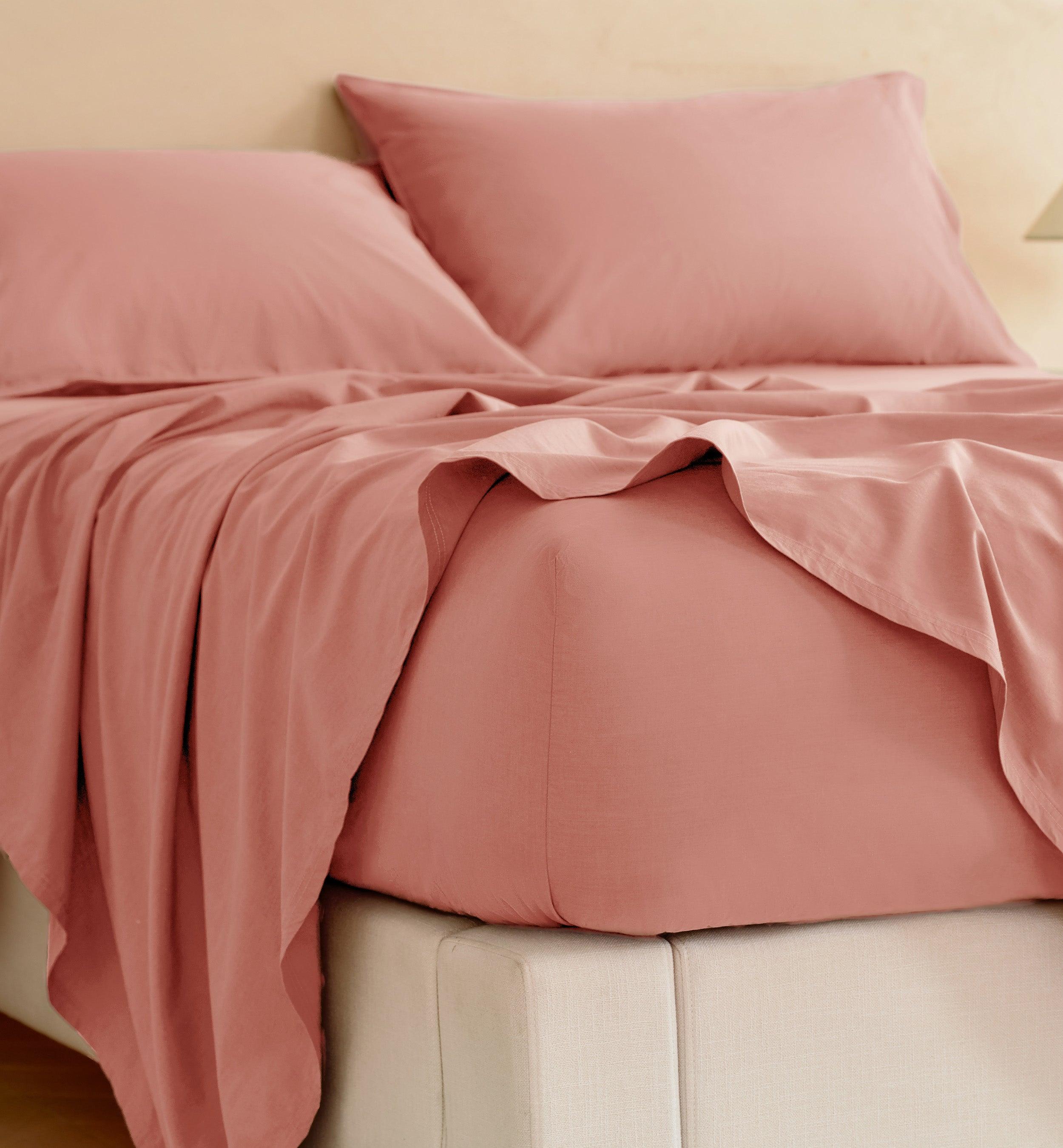 Perfect Blend 6535 Cotton TENCEL™ Percale Sheet Set - Double Stitch By Bedsure