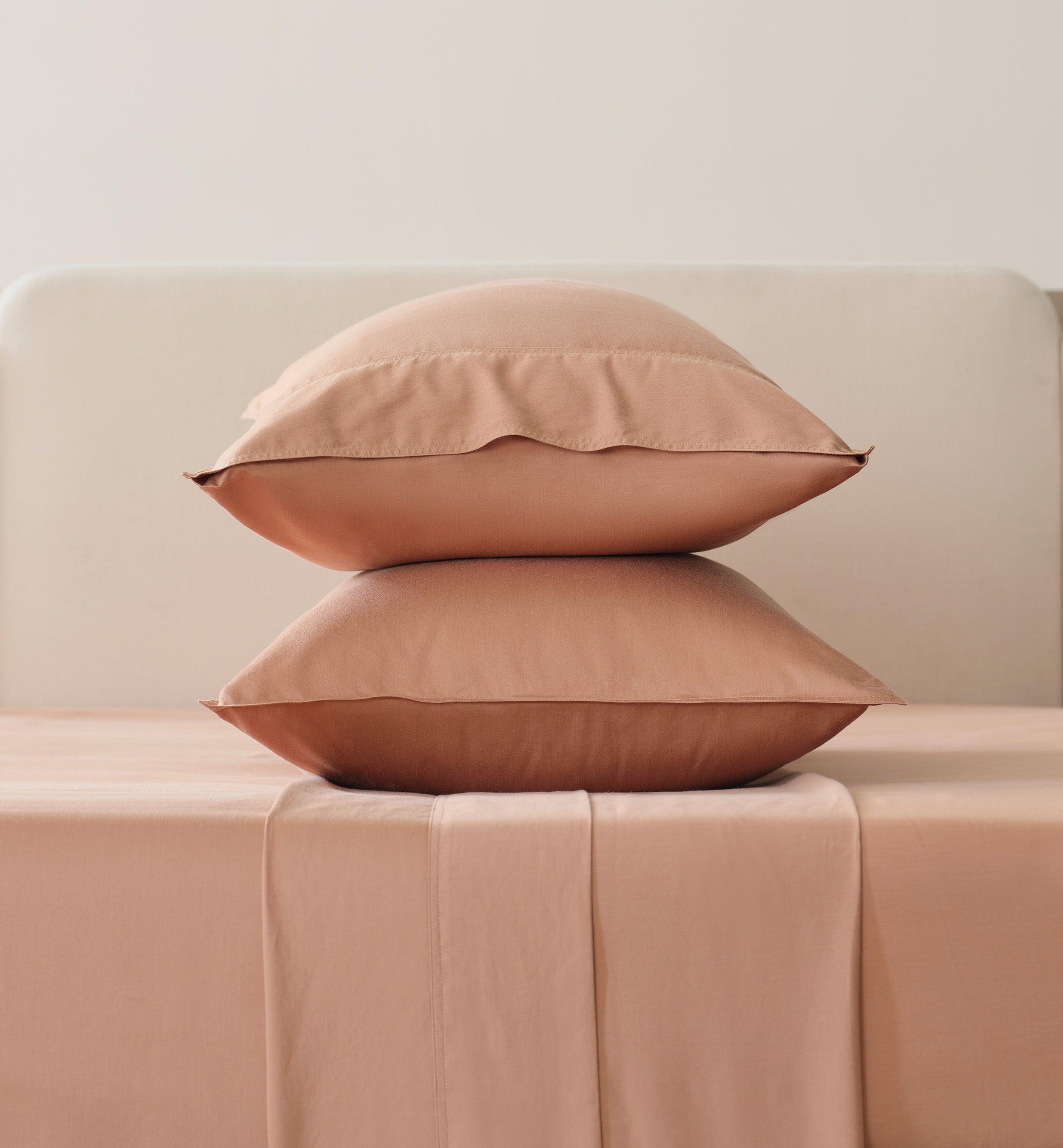 Cotton TENCEL™ Sateen Sheet Set - Double Stitch By Bedsure