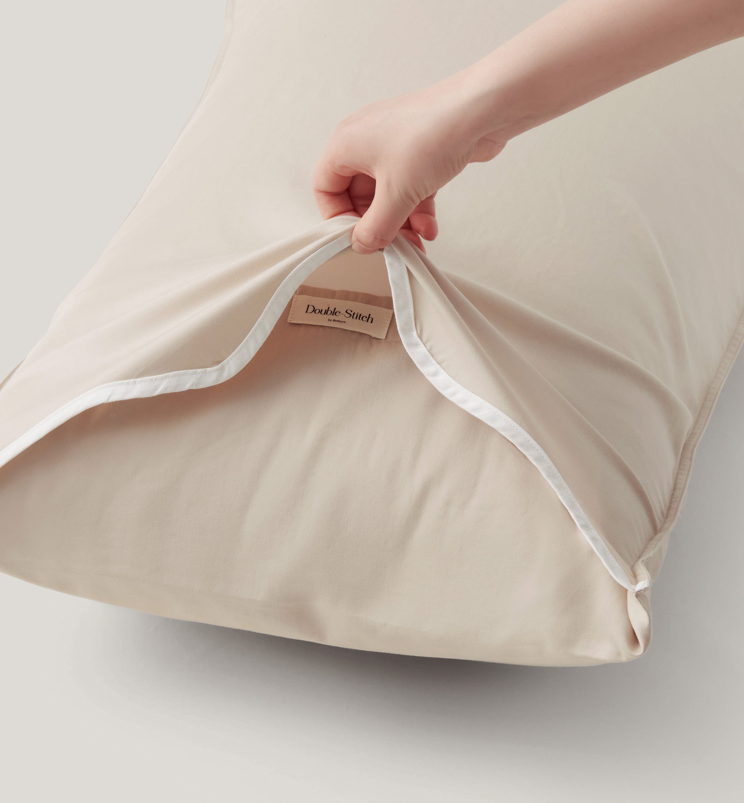 Cotton TENCEL™ Scalloped Pillowcases - Double Stitch By Bedsure