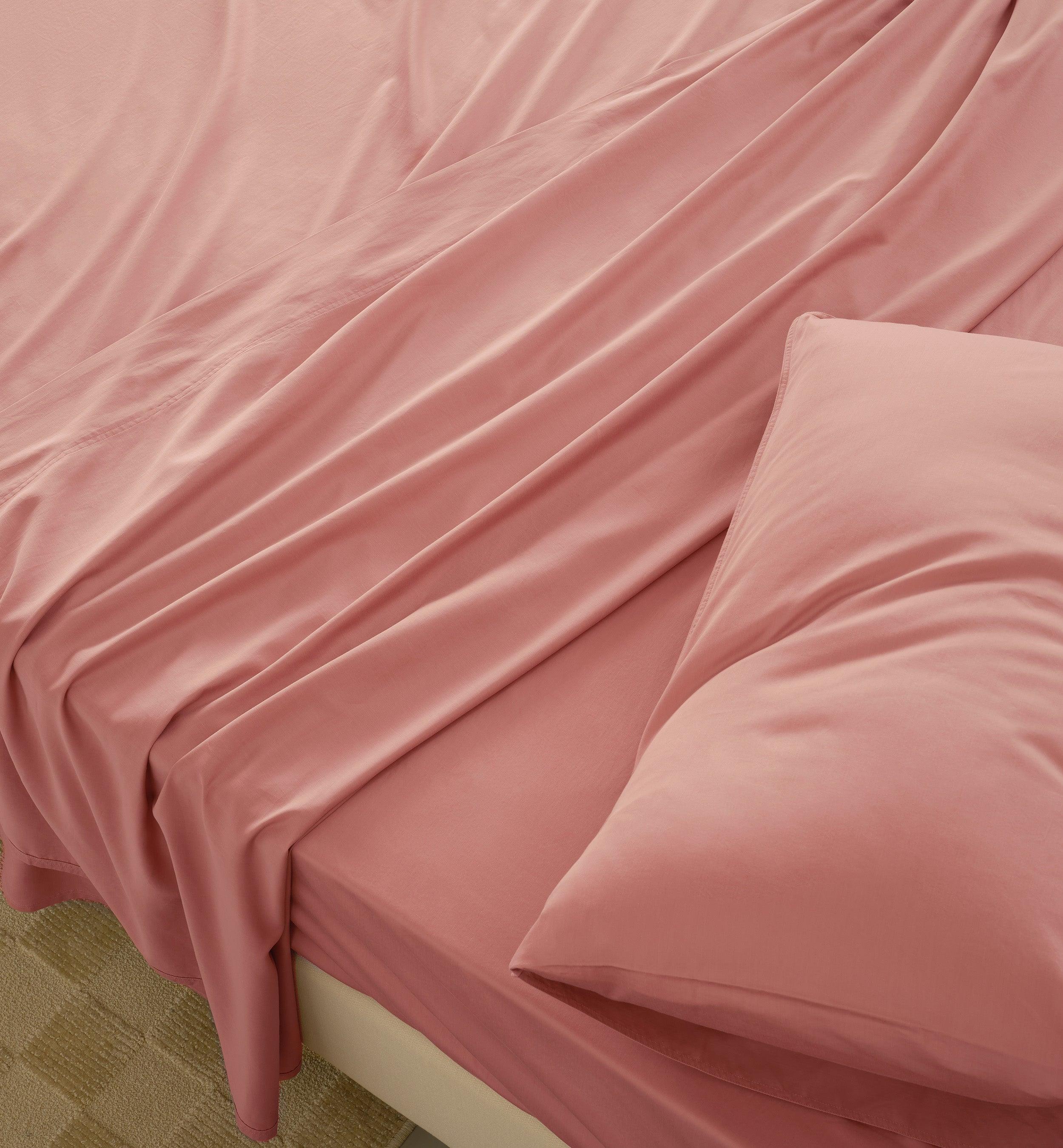 Cotton TENCEL™ Sateen Sheet Set - Double Stitch By Bedsure