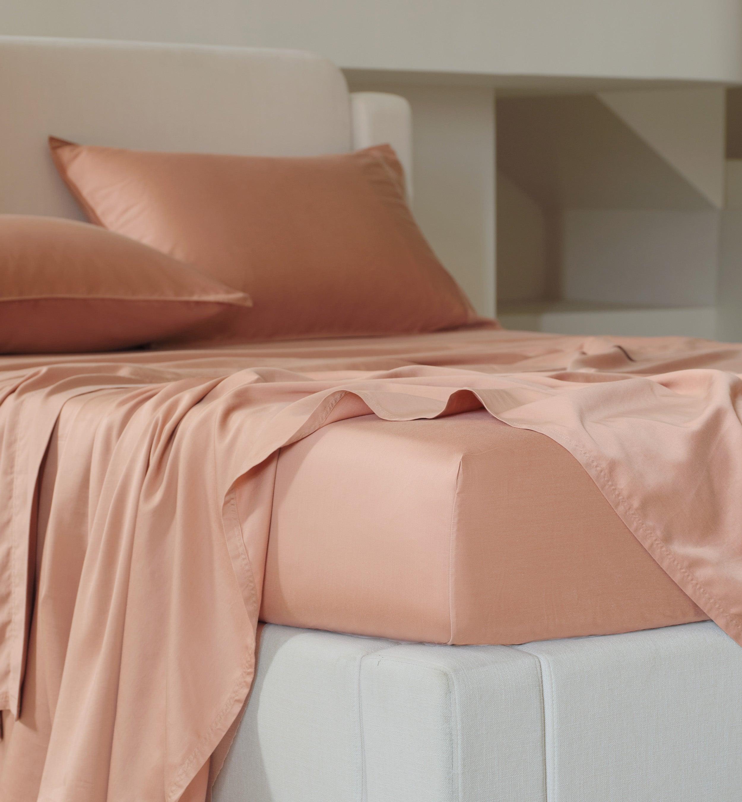Cotton TENCEL™ Sateen Sheet Set - Double Stitch By Bedsure