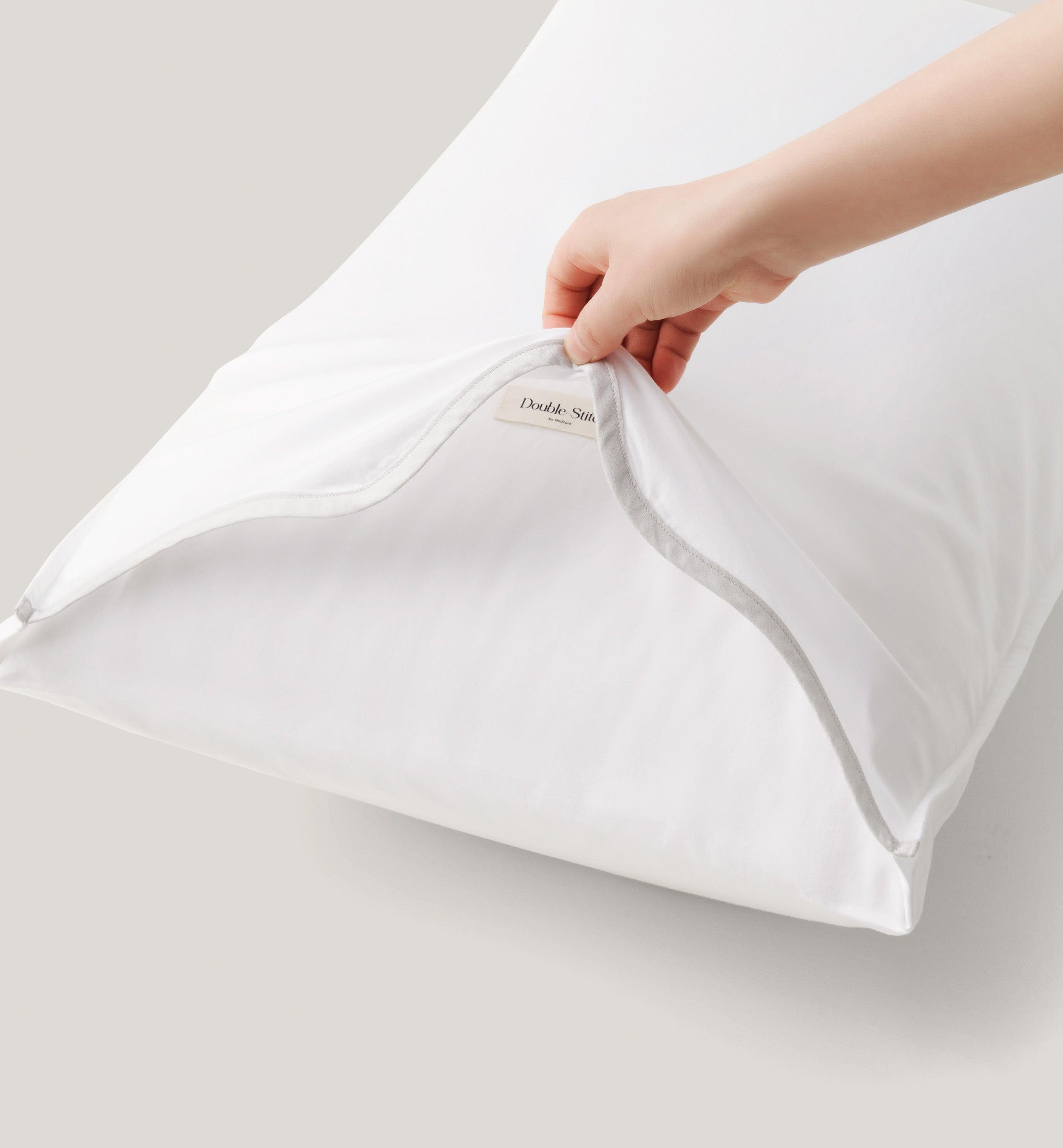Cotton TENCEL™ Scalloped Pillowcases - Double Stitch By Bedsure