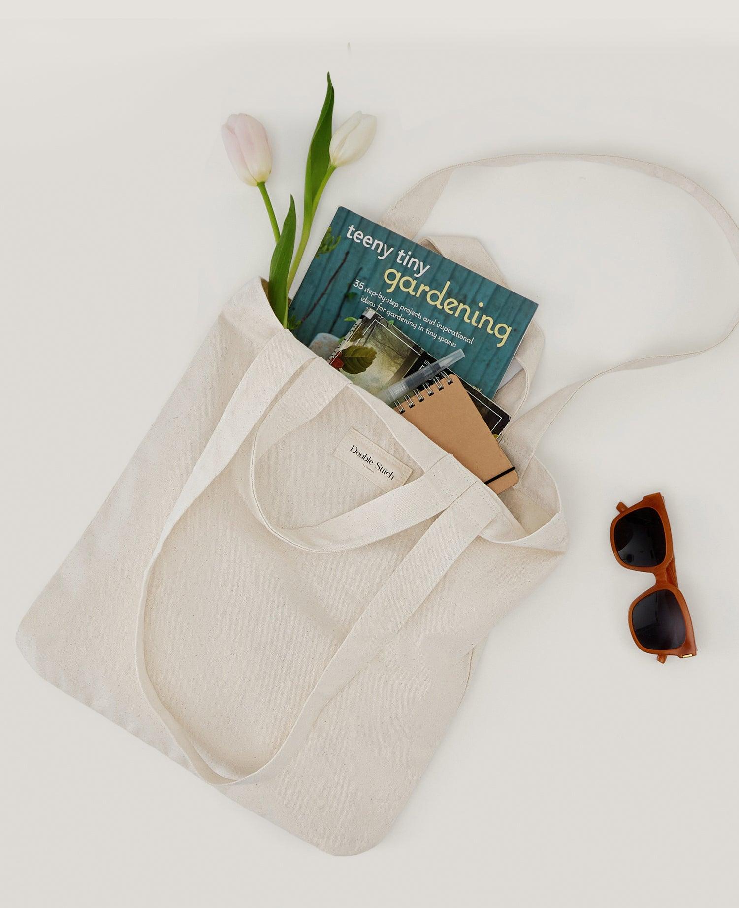Double Stitch Tote Bag - Double Stitch By Bedsure