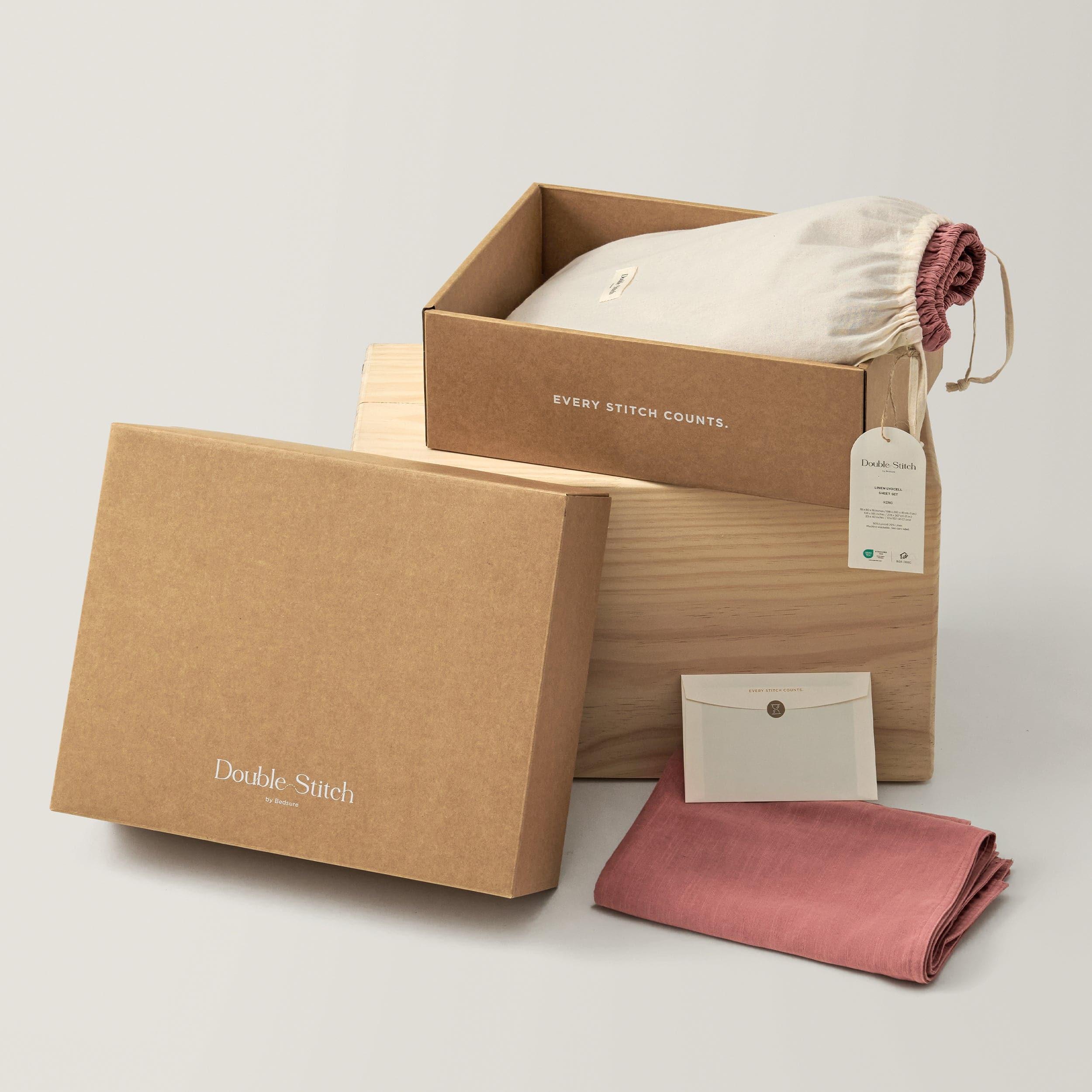 Linen TENCEL™ Lyocell Sheet Set - Double Stitch By Bedsure