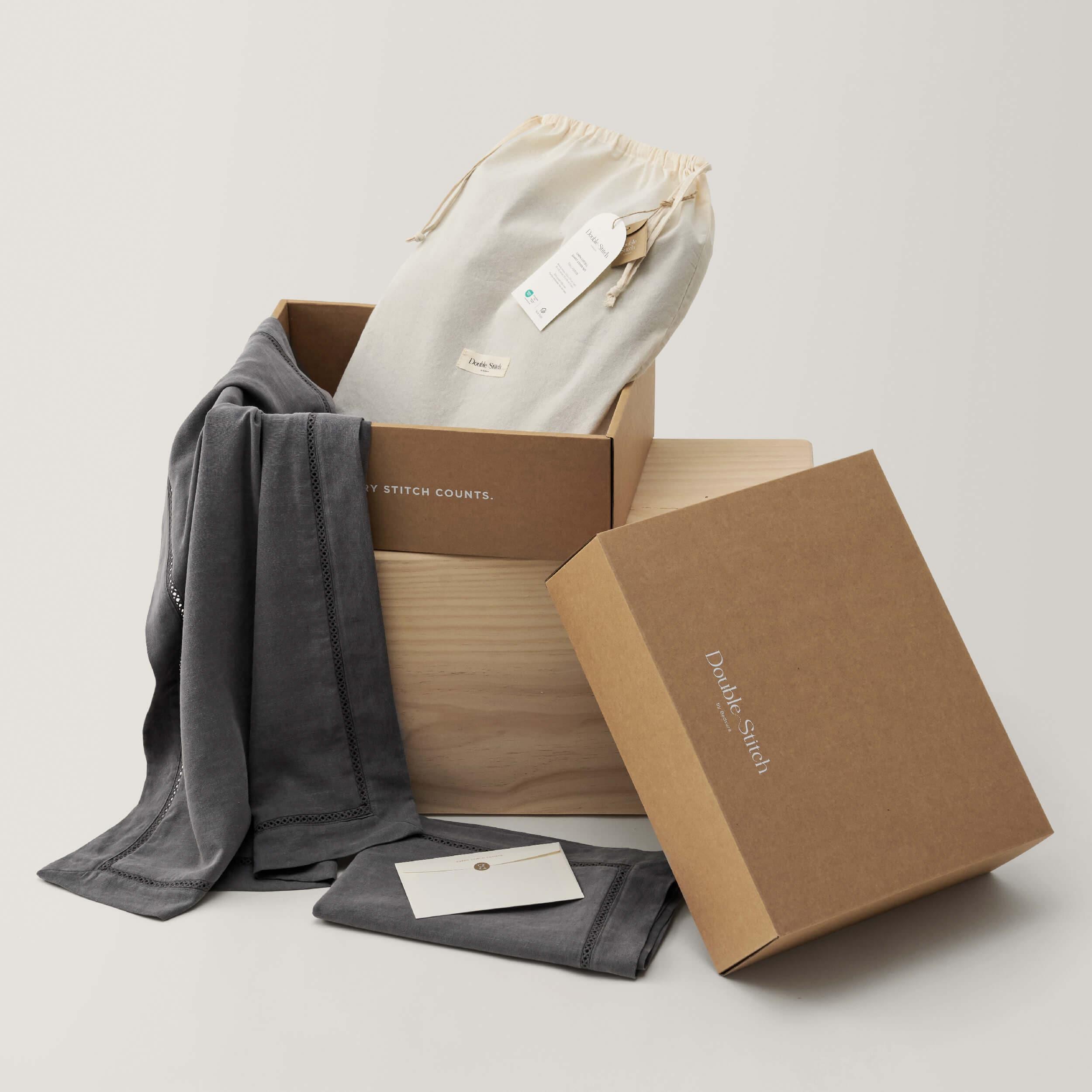 Linen TENCEL™ Lyocell Duvet Cover Set - Double Stitch By Bedsure