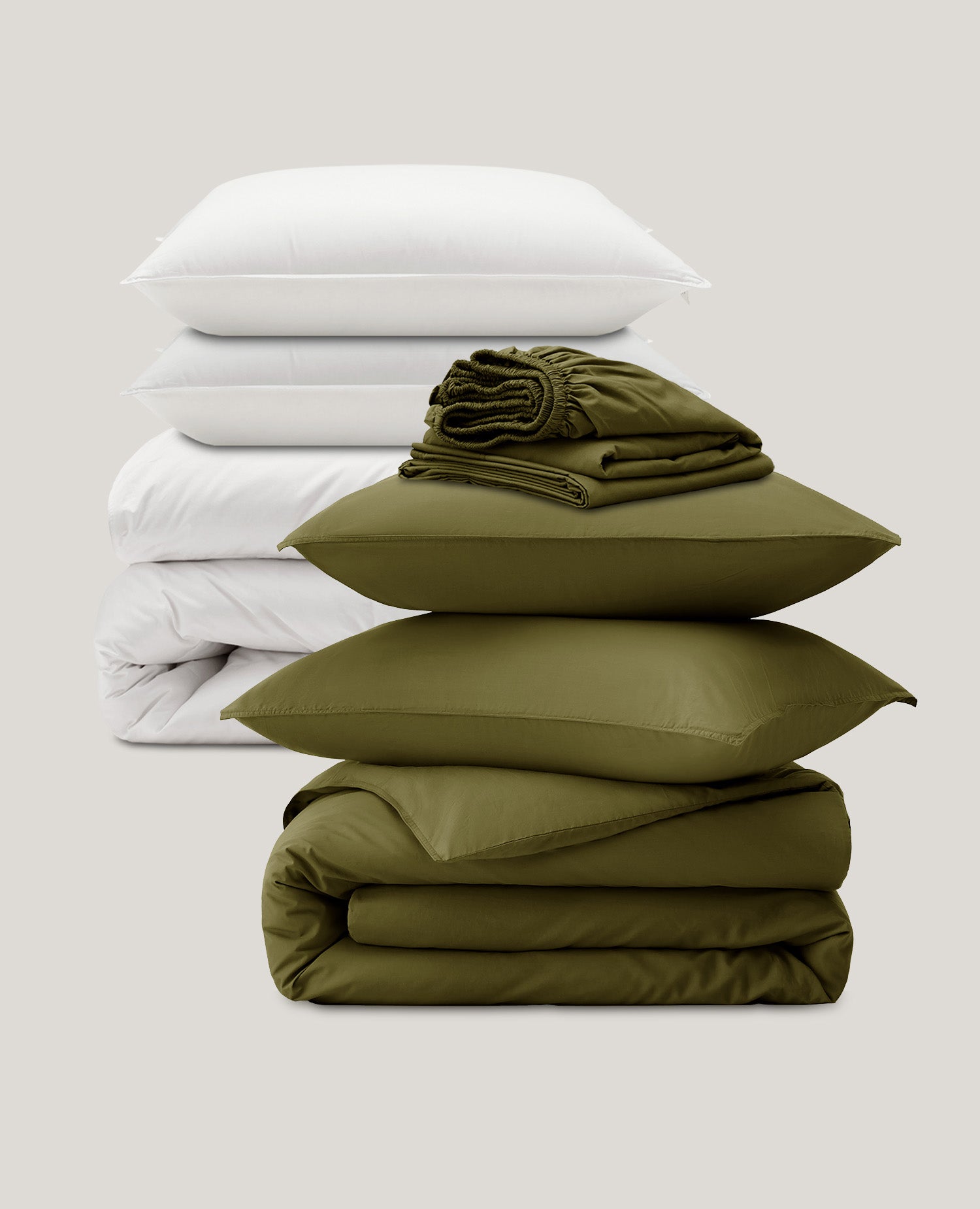 Cotton TENCEL™ Percale All-In-One Bundle - Double Stitch By Bedsure